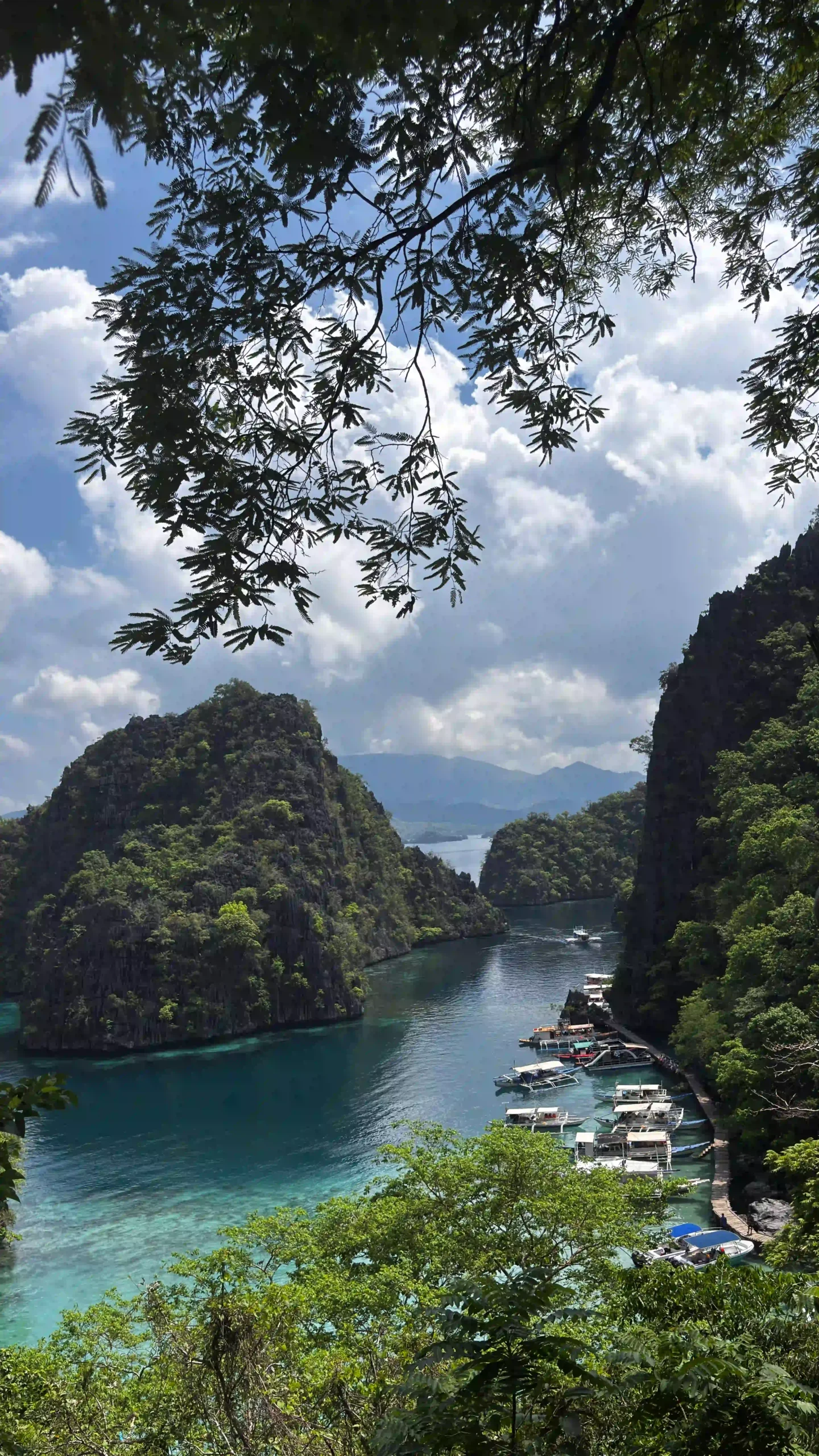 At Kayangan Lake's viewpoint, Twin Lagoon, and Banul Beach