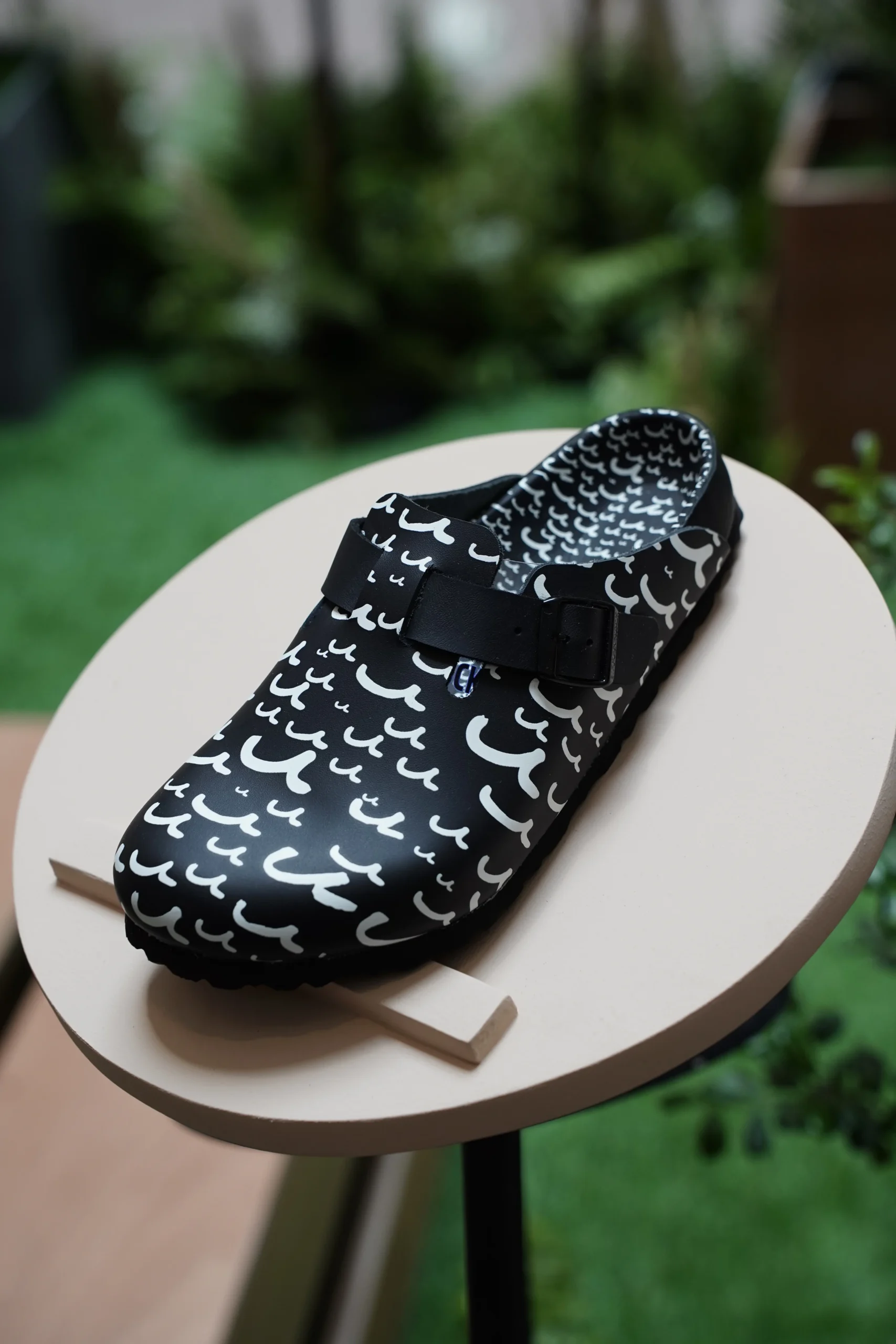 Beams X Birkenstock Boston Bone Pattern
