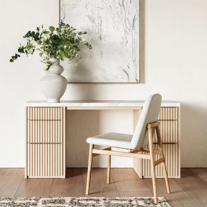 Crate & Barrel Batten Desks Desks For Remote Work Home Office