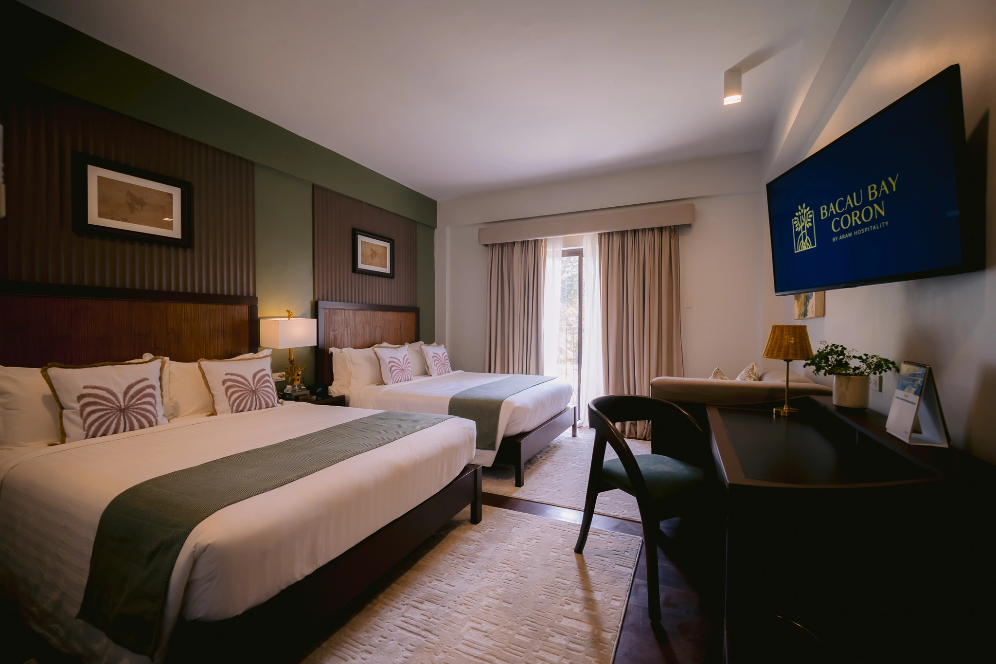 Inside the Deluxe Room, Premiere Suite, and Presidential Suite at Bacau Bay Coron