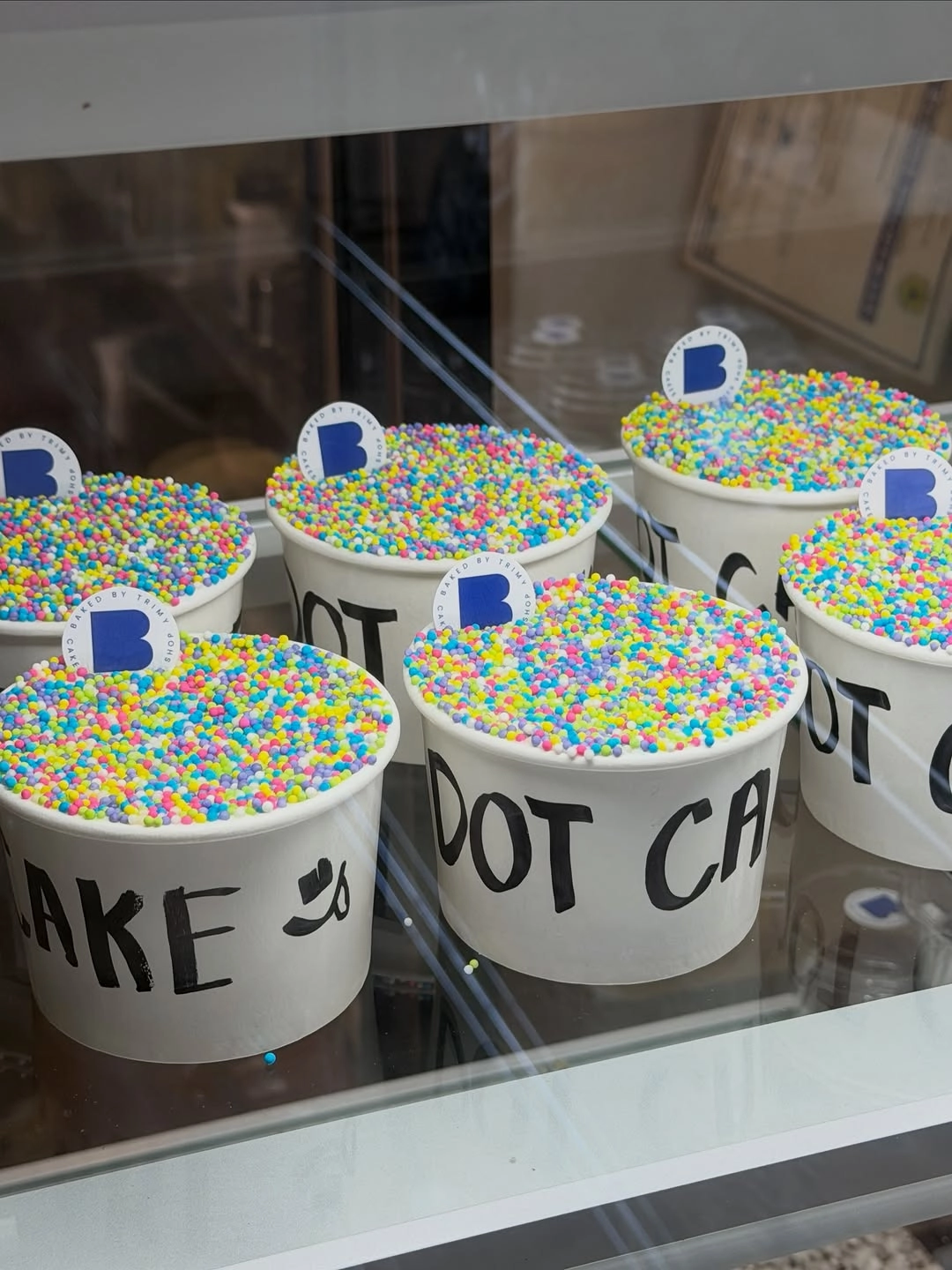 A version of the Dot Cake by Baked by Trimy Trend