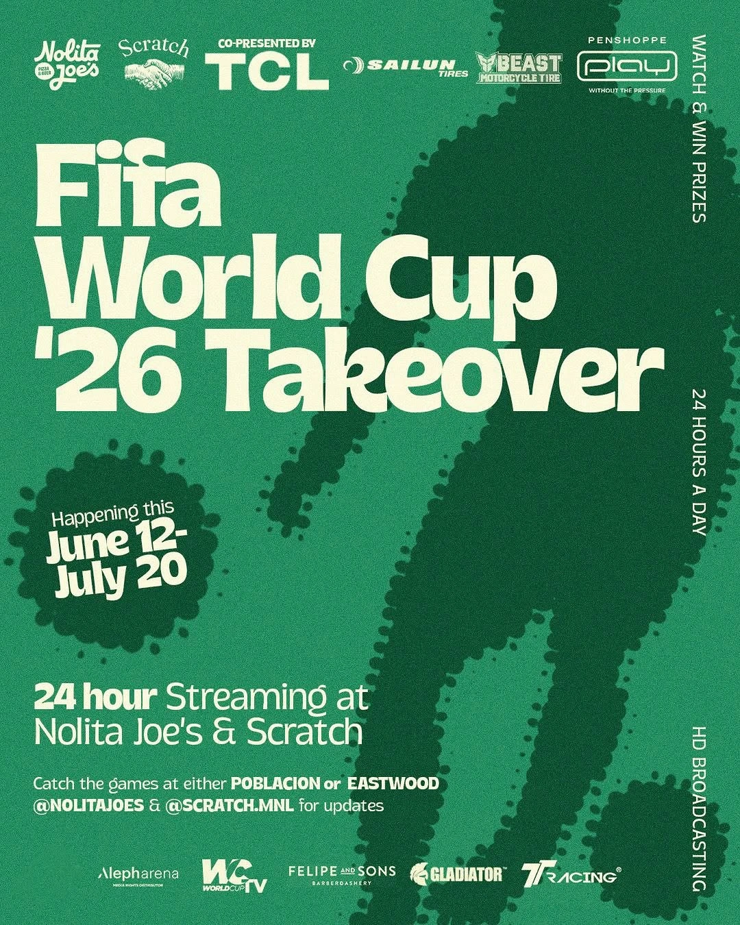 Watch the 2026 FIFA World Cup at Nolita Joe's & Scratch