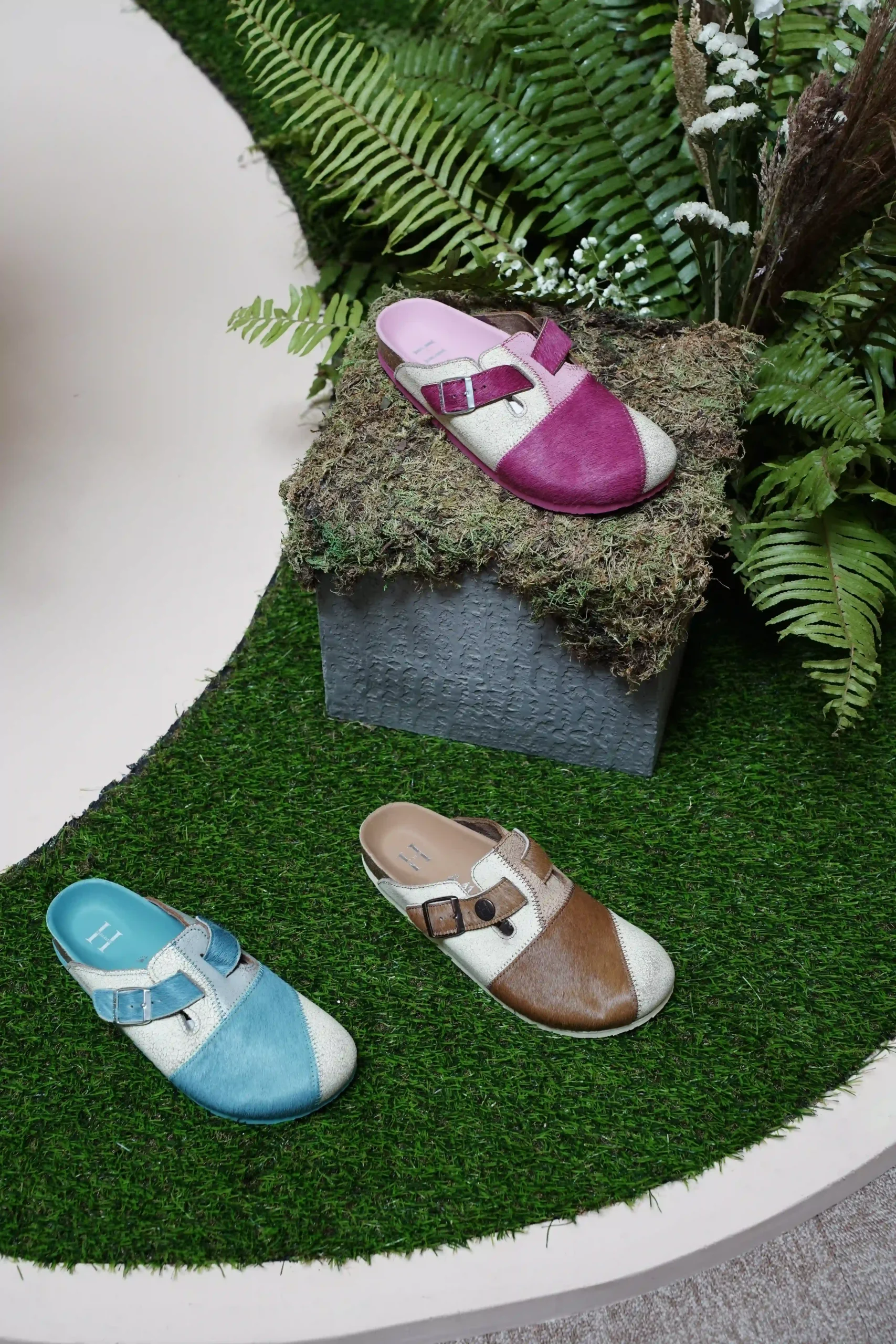 Heidi Klum by Birkenstock Patchwork Ponyhair Clog