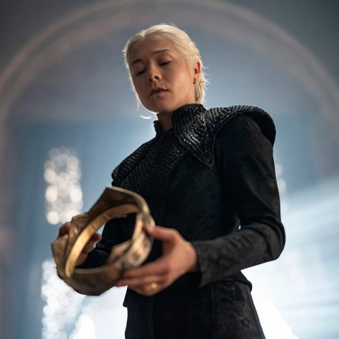 Emma D'Arcy as Rhaenyra Targareyn in House of the Dragon Season 3, Episode 1