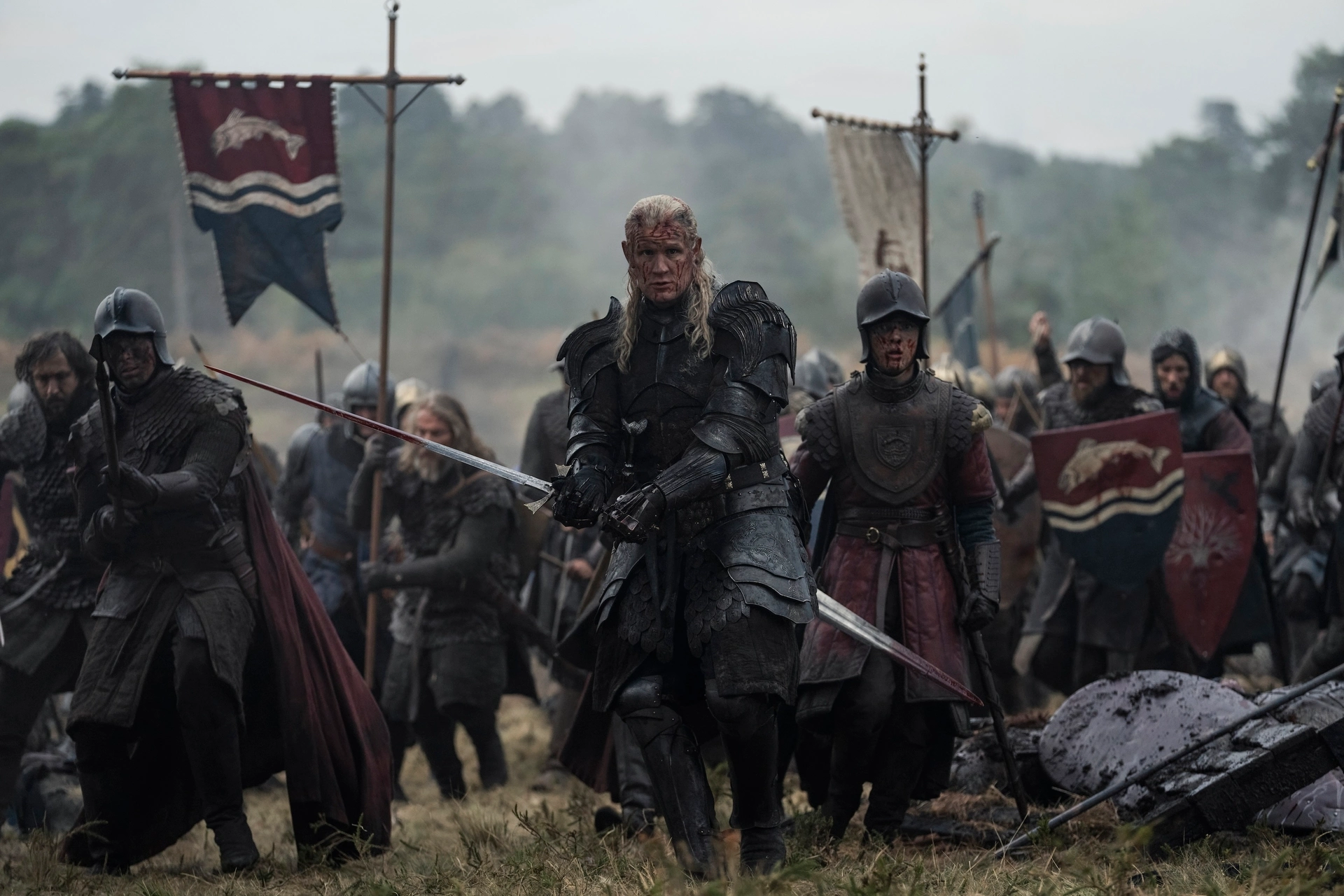 Matt Smith as Daemon Targaryen in House of the Dragon Season 3, Episode 1