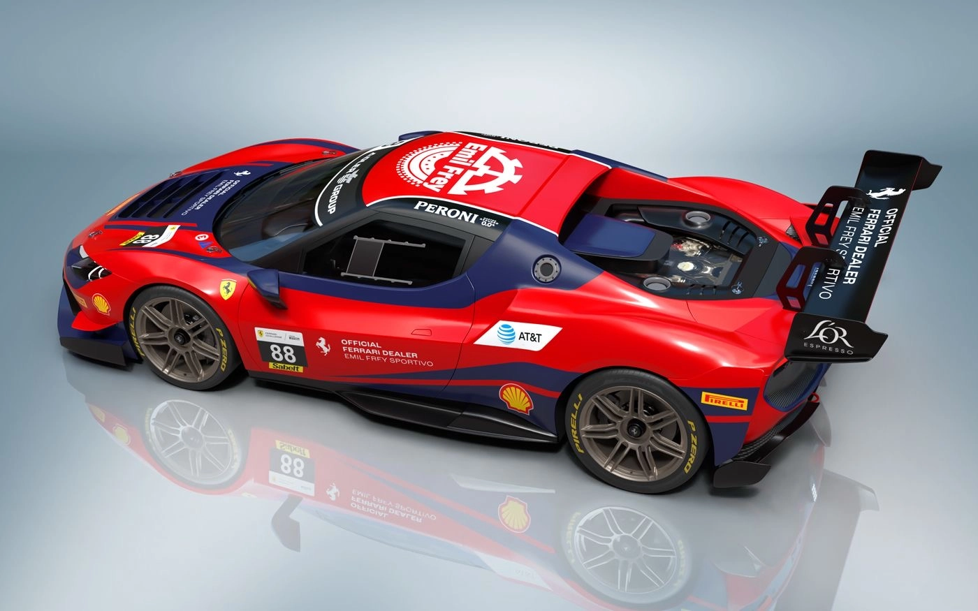 Juha Turalba will be competing in Ferrari’s 700-horsepower 296 Challenge race car