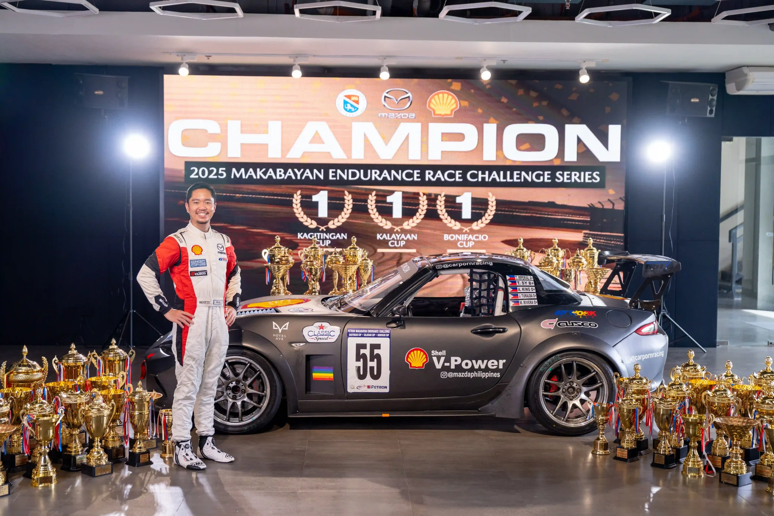 Juha Tualba at the 2025 Makabayan Endurance Race Challenge series