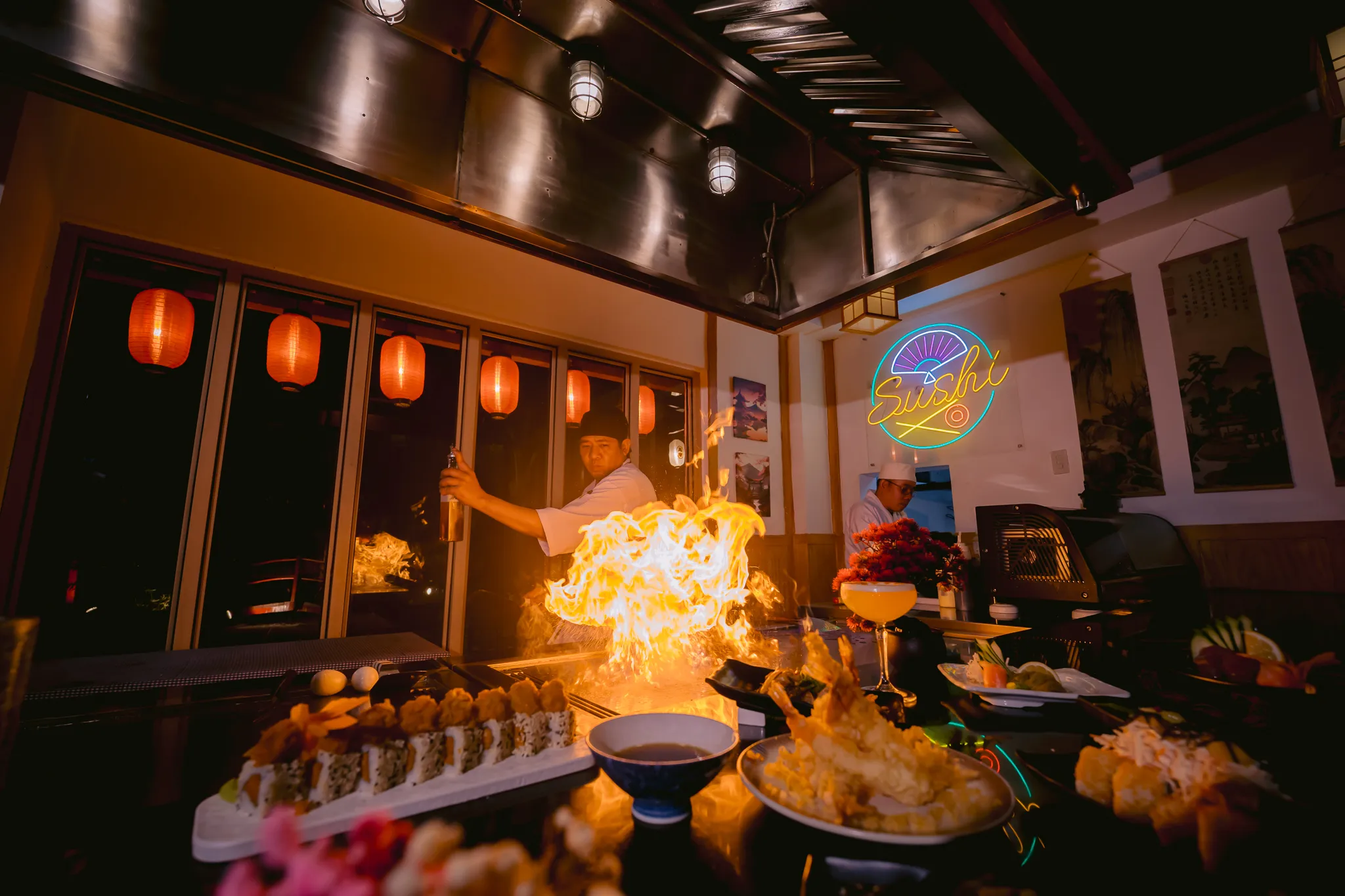 The bold flavors of Japanese teppanyaki come alive at the new Kaigan Teppanyaki Bar