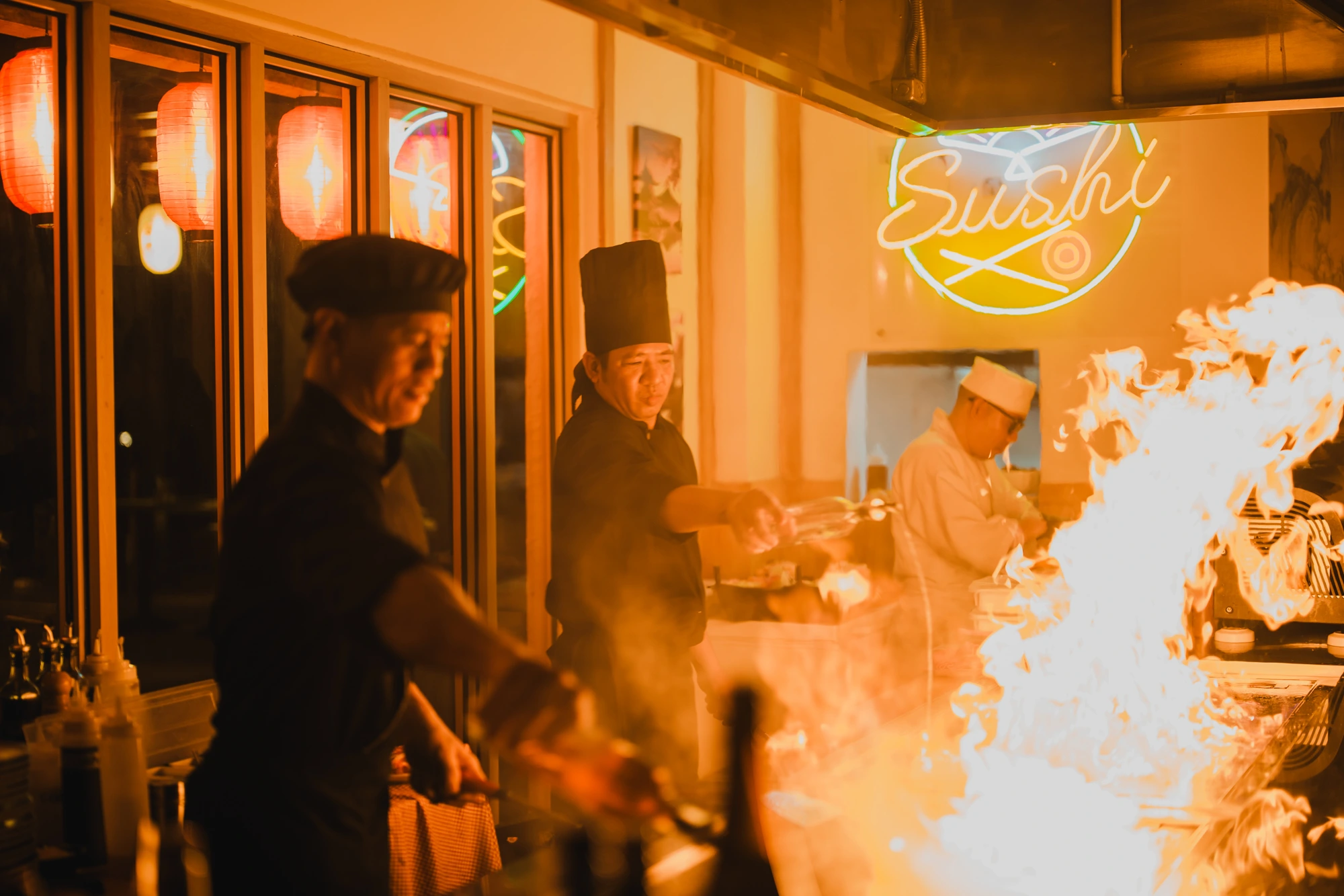 The bold flavors of Japanese teppanyaki come alive at the new Kaigan Teppanyaki Bar