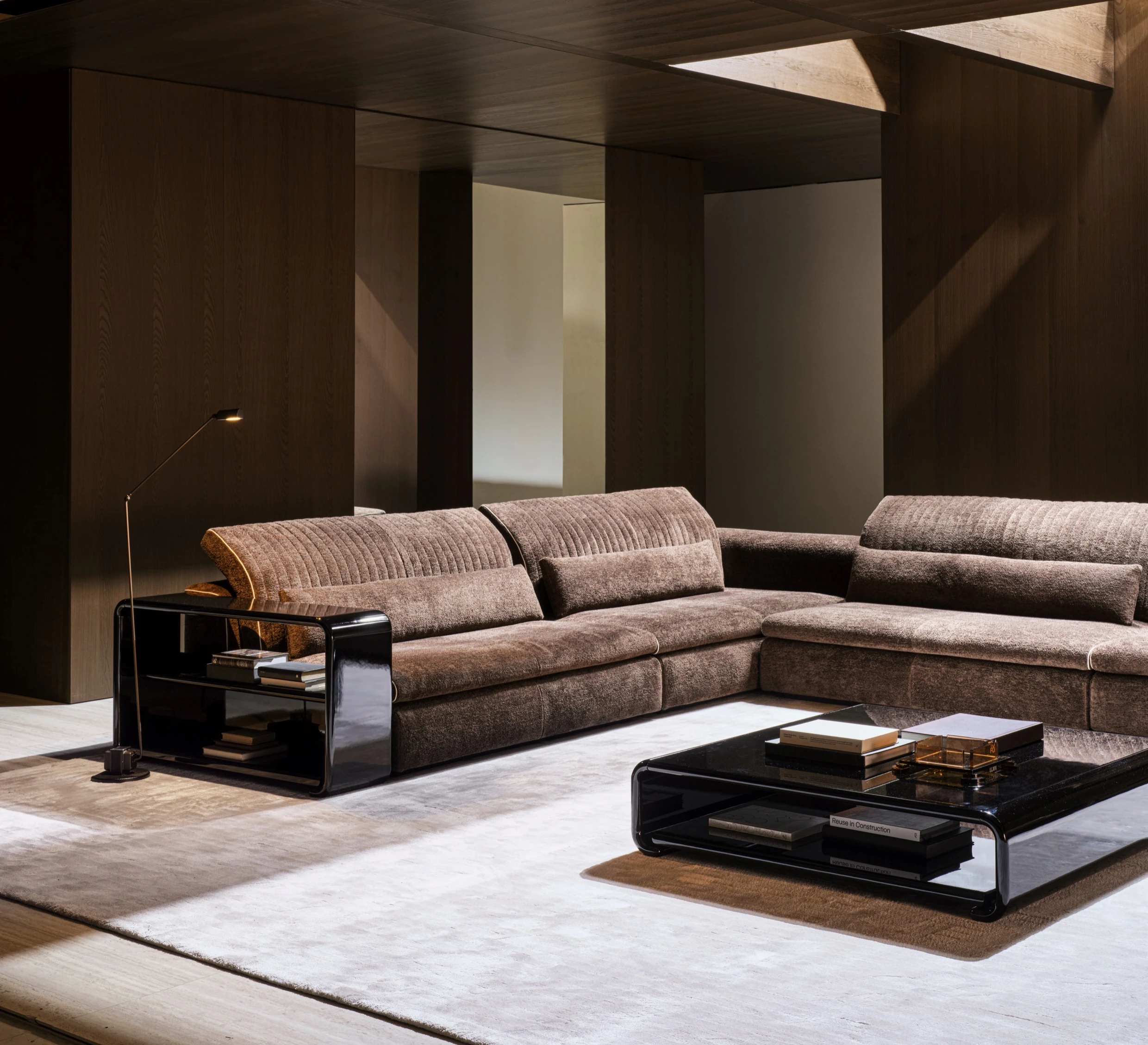 Molteni&C Eter Coffee Table and Julian Sofa by Vincent Van Duysen