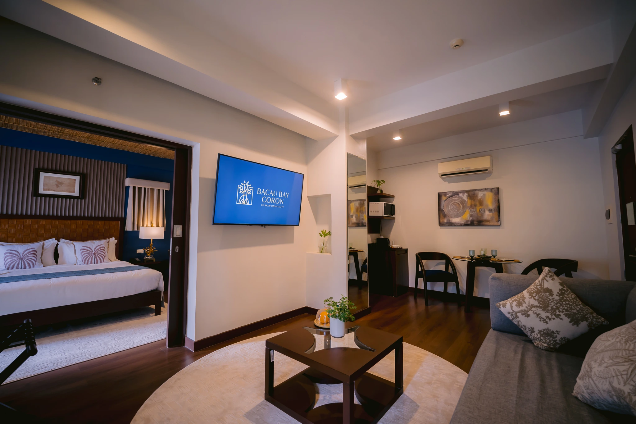 Inside the Deluxe Room, Premiere Suite, and Presidential Suite at Bacau Bay Coron