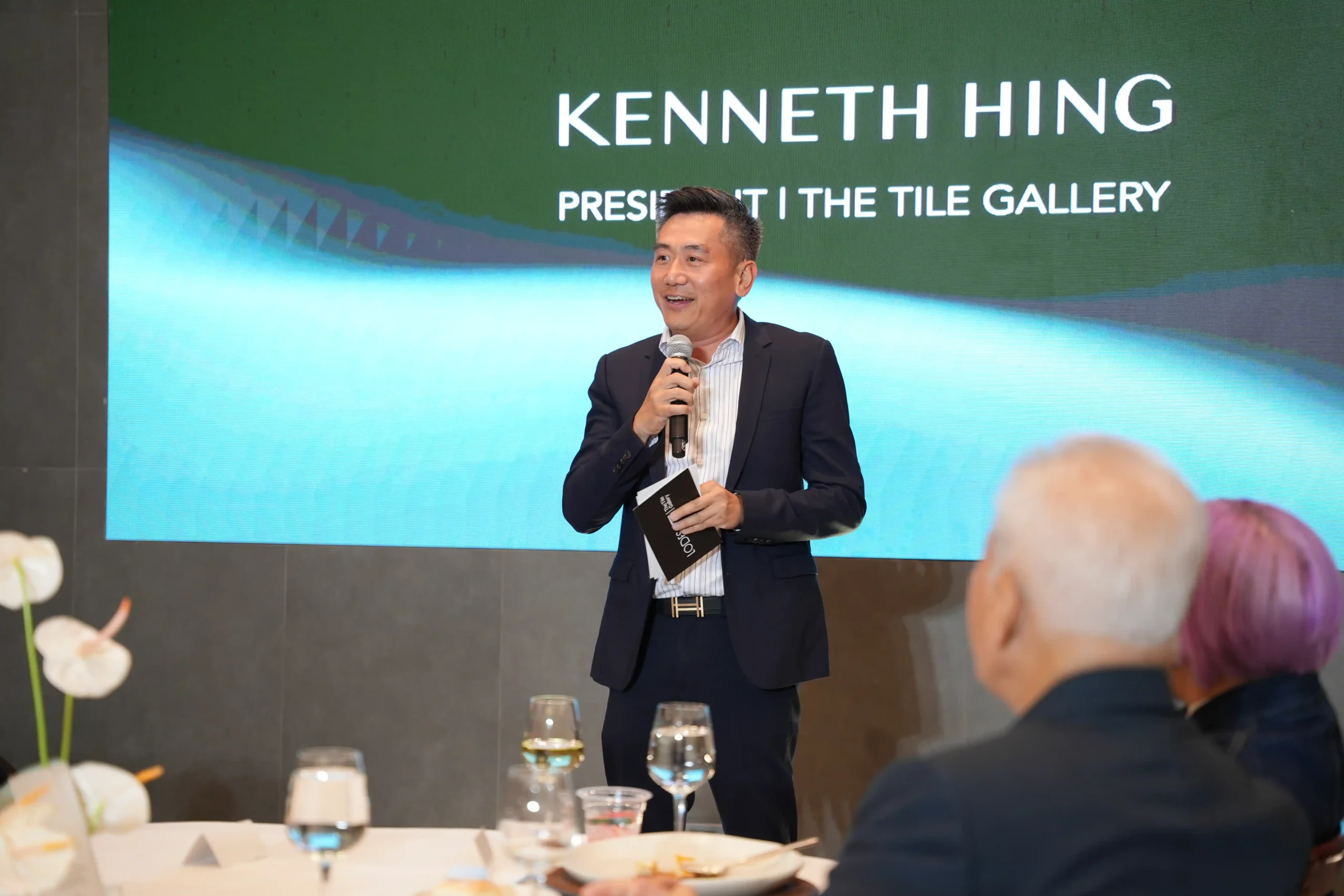 Tile Gallery President Kenneth Hing