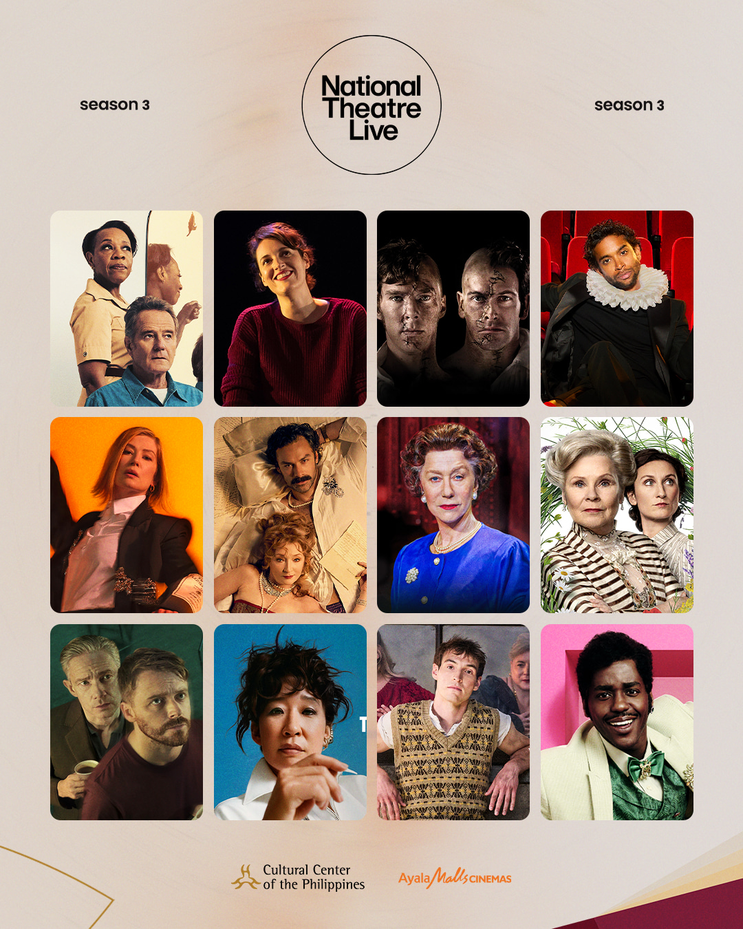 CCP National Theatre Live Ayala Malls Season 3 Poster