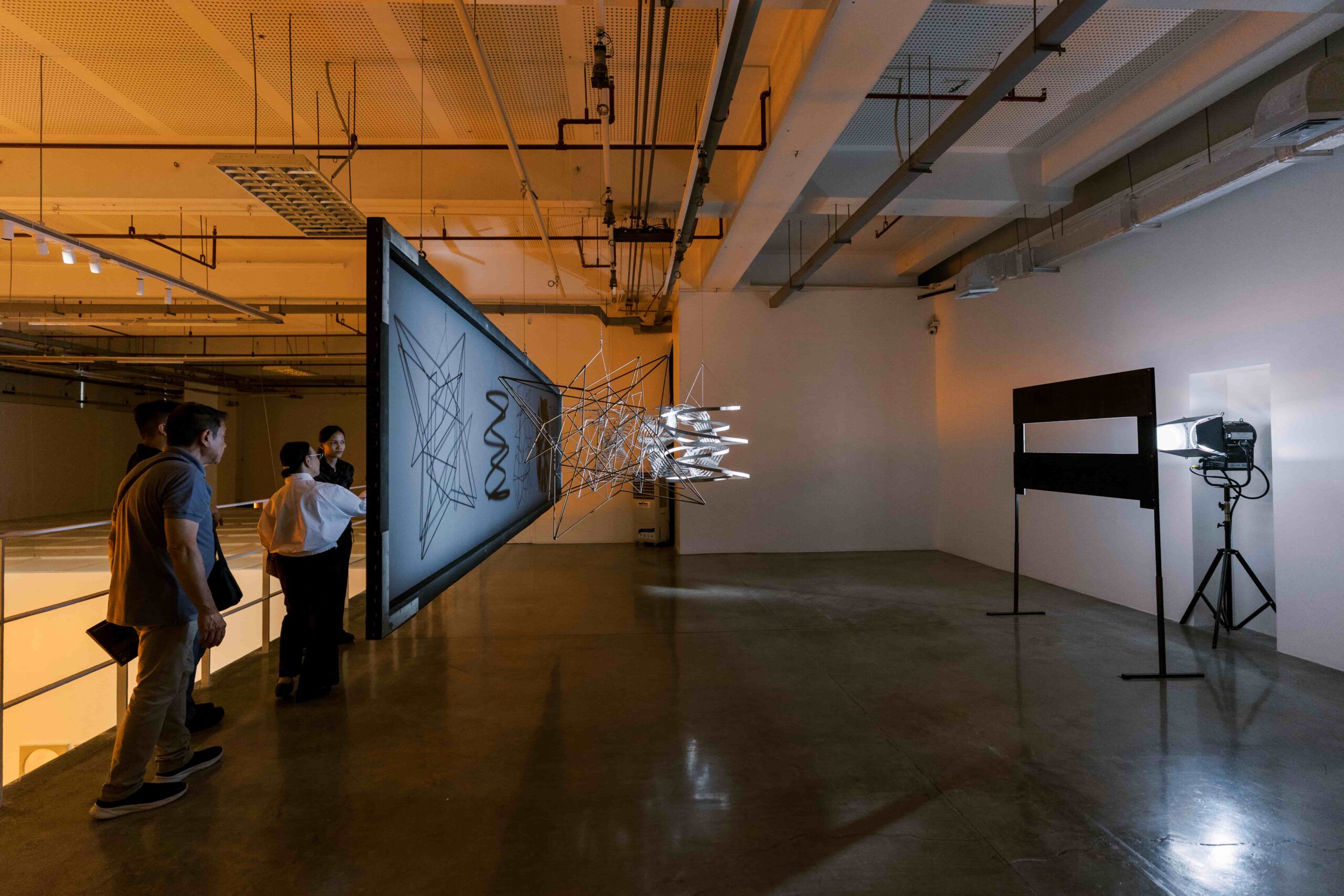 “Life is lived along lines" (2009). Installation view: Olafur Eliasson: Your curious journey, MCAD, 2026.