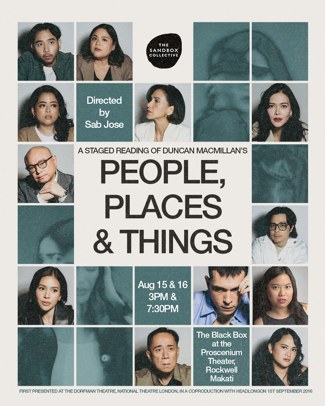 People, Places, and Things Duncan Macmillan Play The Sandbox Collective