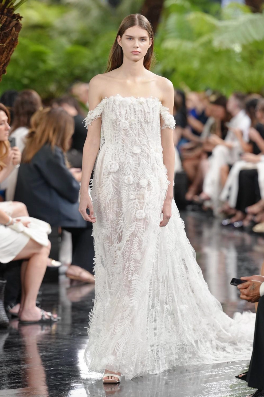 A "bridal" look from Christian Dior's Paris Haute Couture Week Fall/Winter 2026-27 runway show