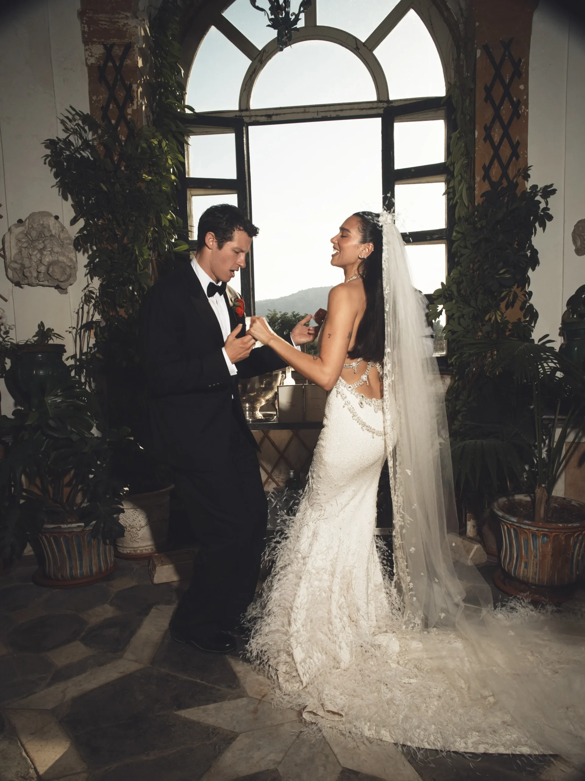 Dua Lipa and Callum Turner When The Wedding Venue Became Part Of The Celebrity Love Story