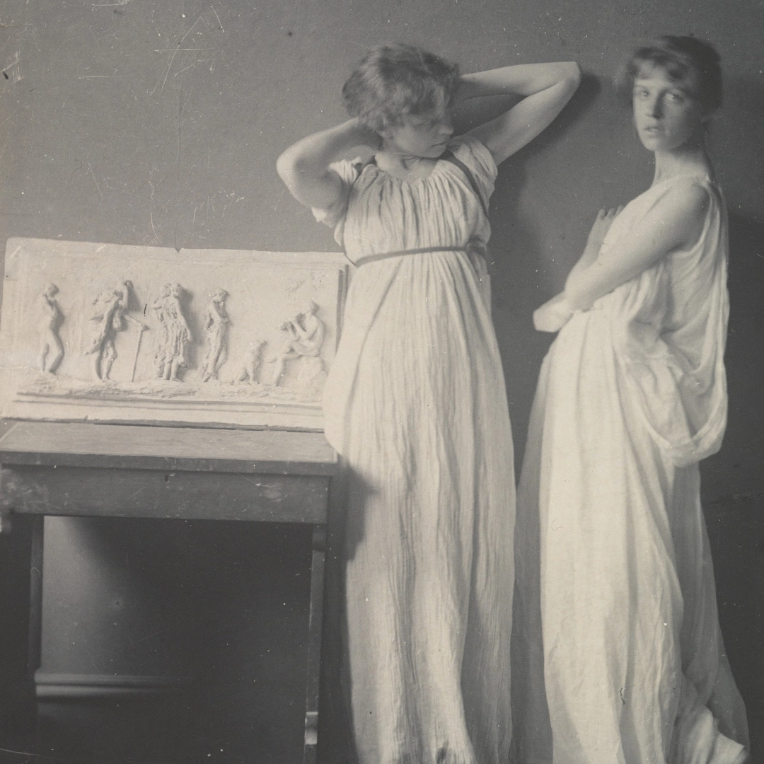 Victorian women in Greek dress