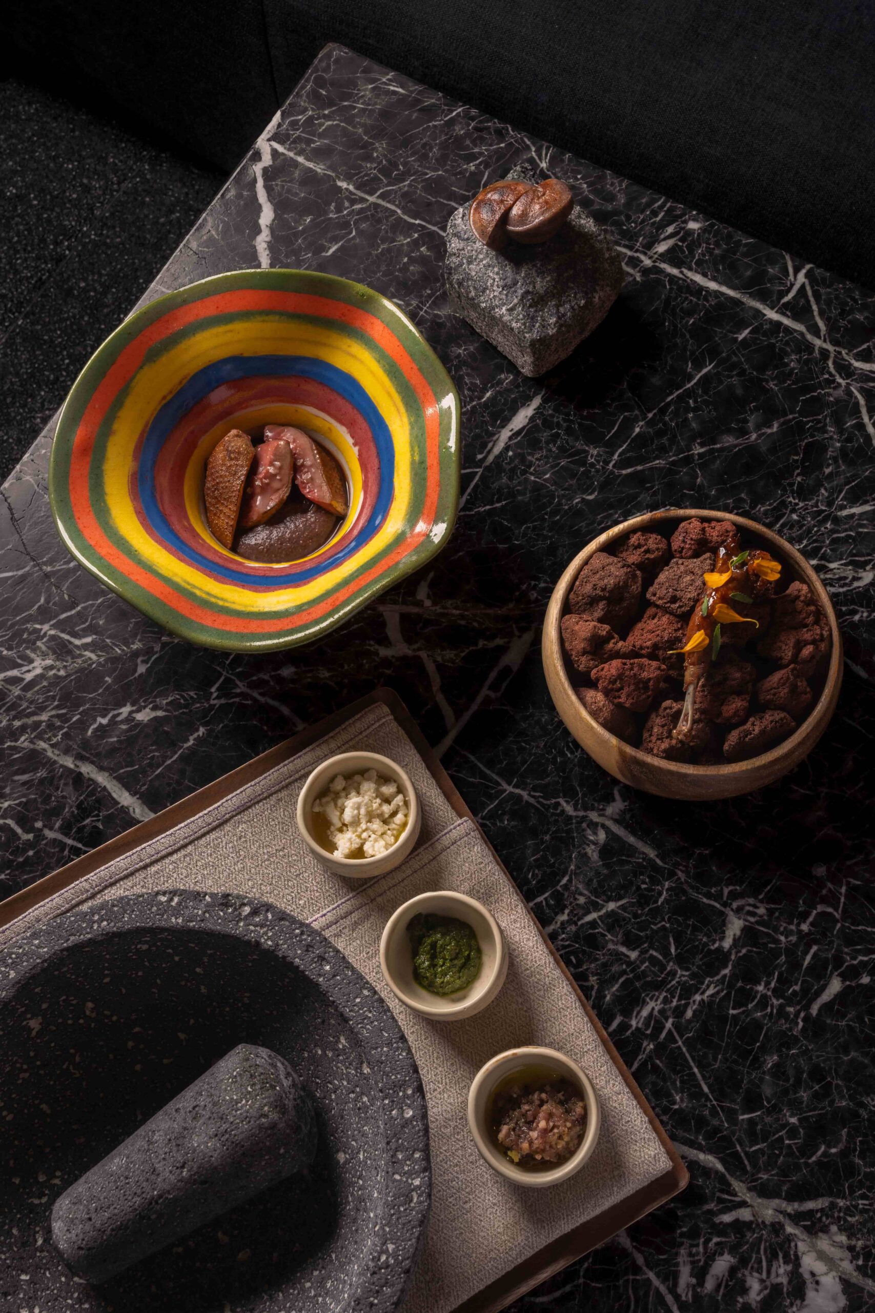 Restaurant FLOW New Menu Pachamanca