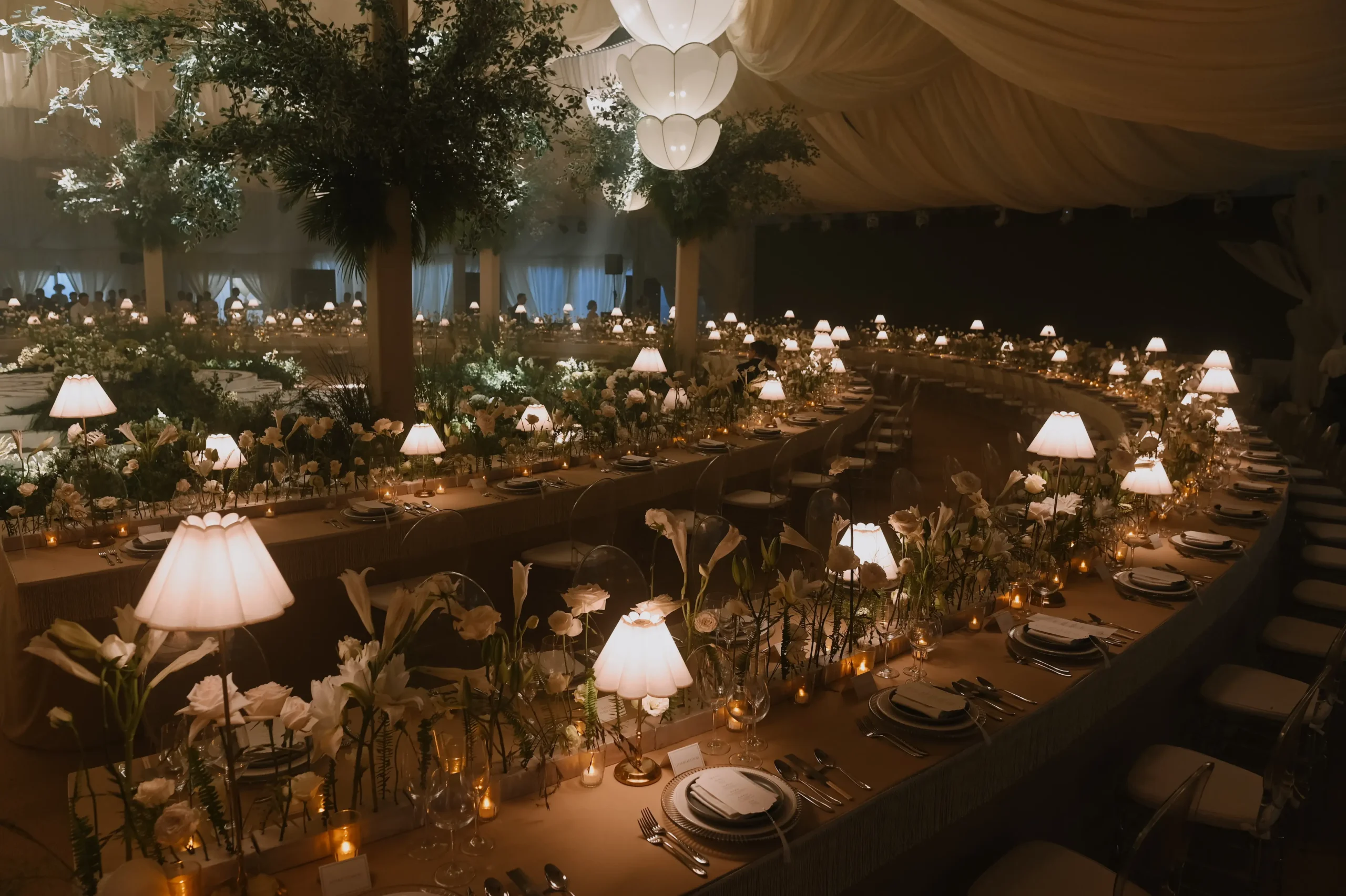 Inside Gab and Anja’s dreamlike wedding venue at Foro De Intramuros, designed by Gideon Hermosa