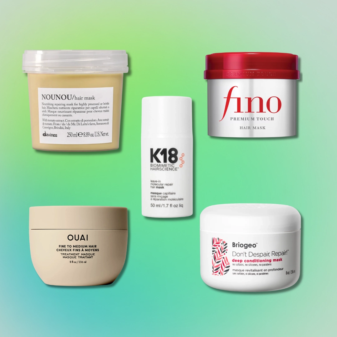 Hair masks for damaged strands