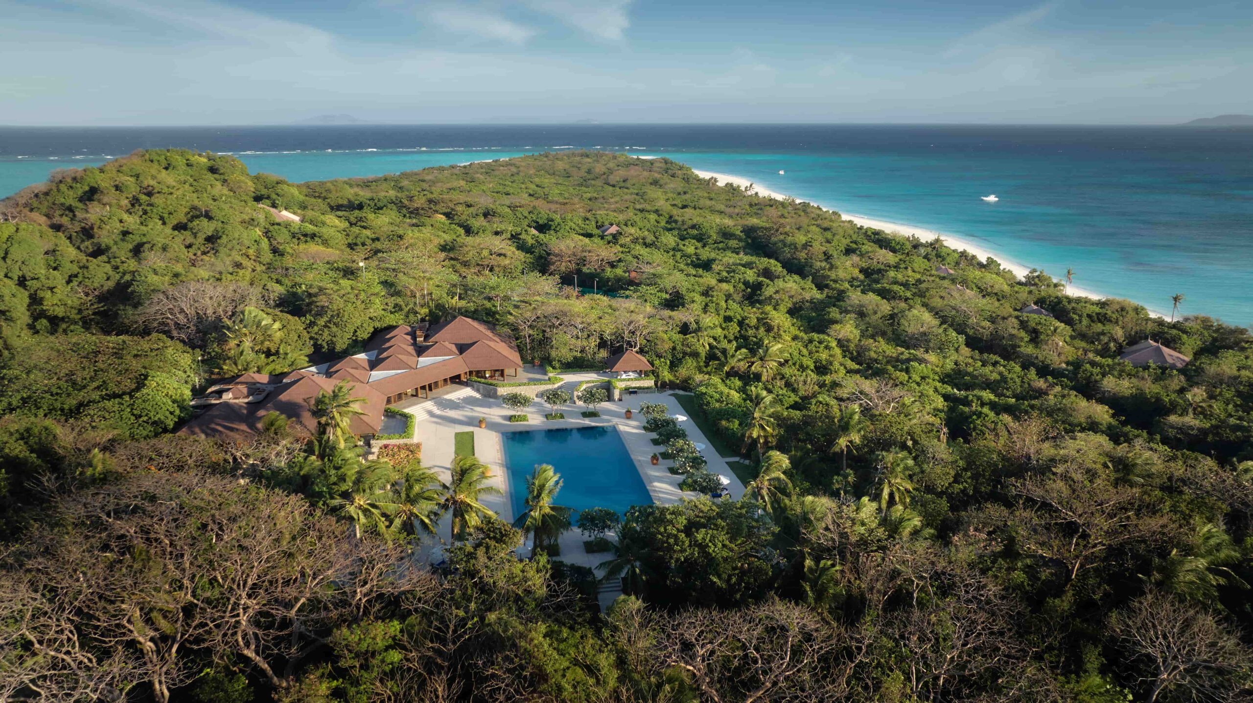 Aerial view of Amanpulo/Photo courtesy of Amanpulo