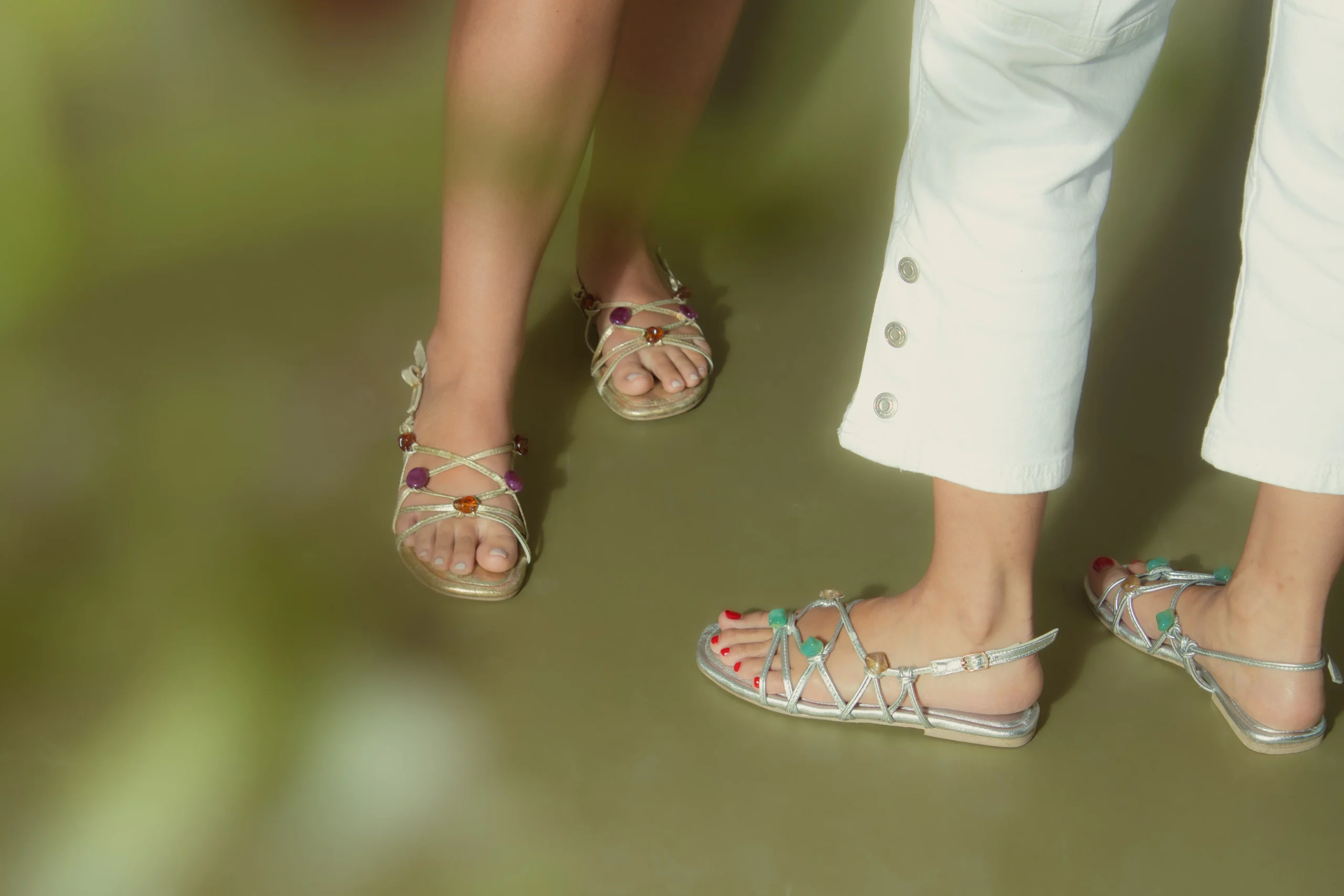 Cariñosa seabream strappy sandals