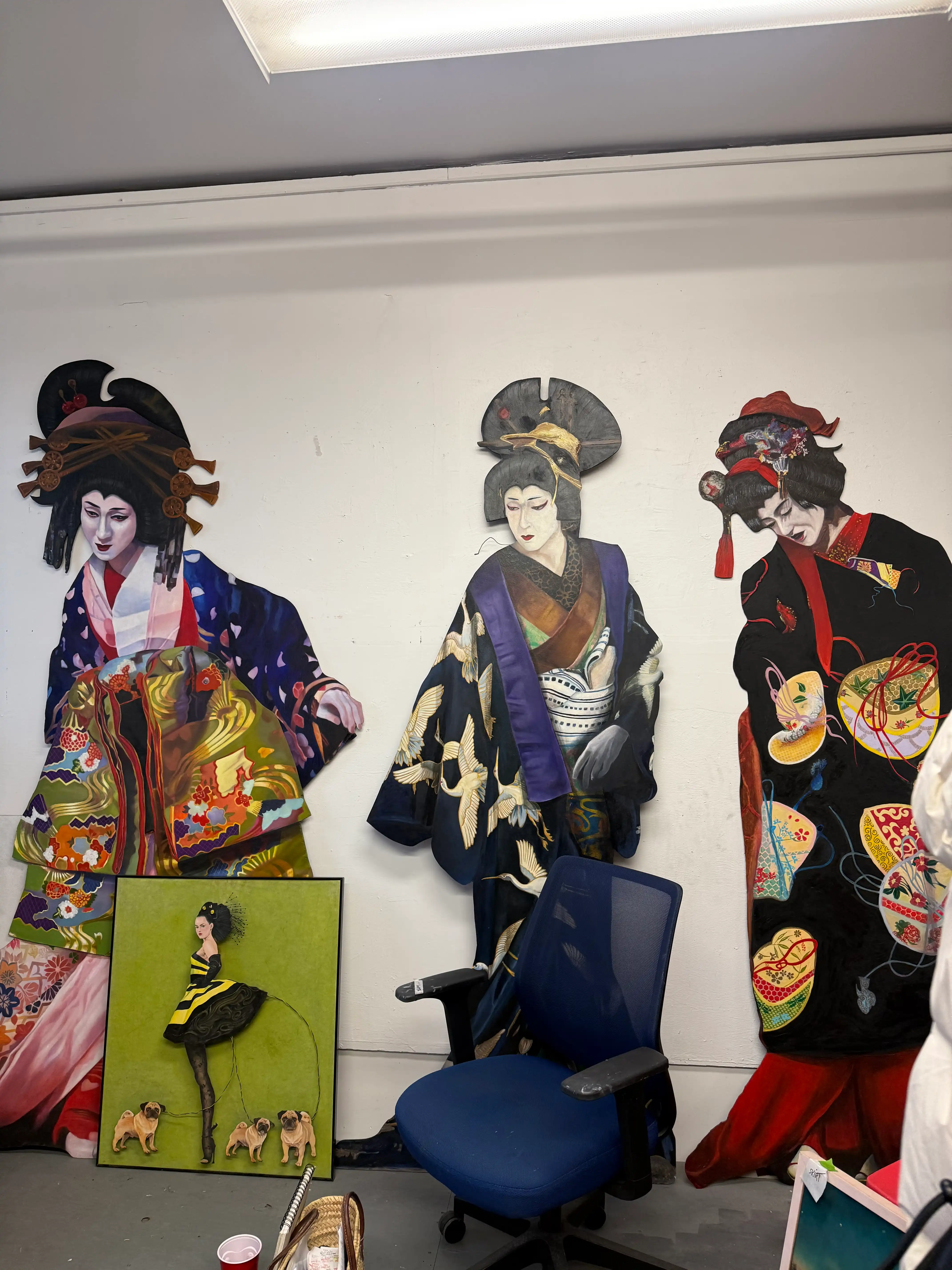 Inside Karen Santry's studio at Westbeth Artists Housing New York City Art Scene galleries