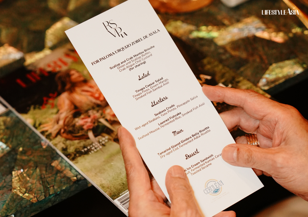 Cerulean menu