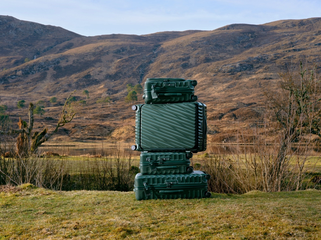 The 19 Degree Collection in Deep Pine Fall/Winter 2026