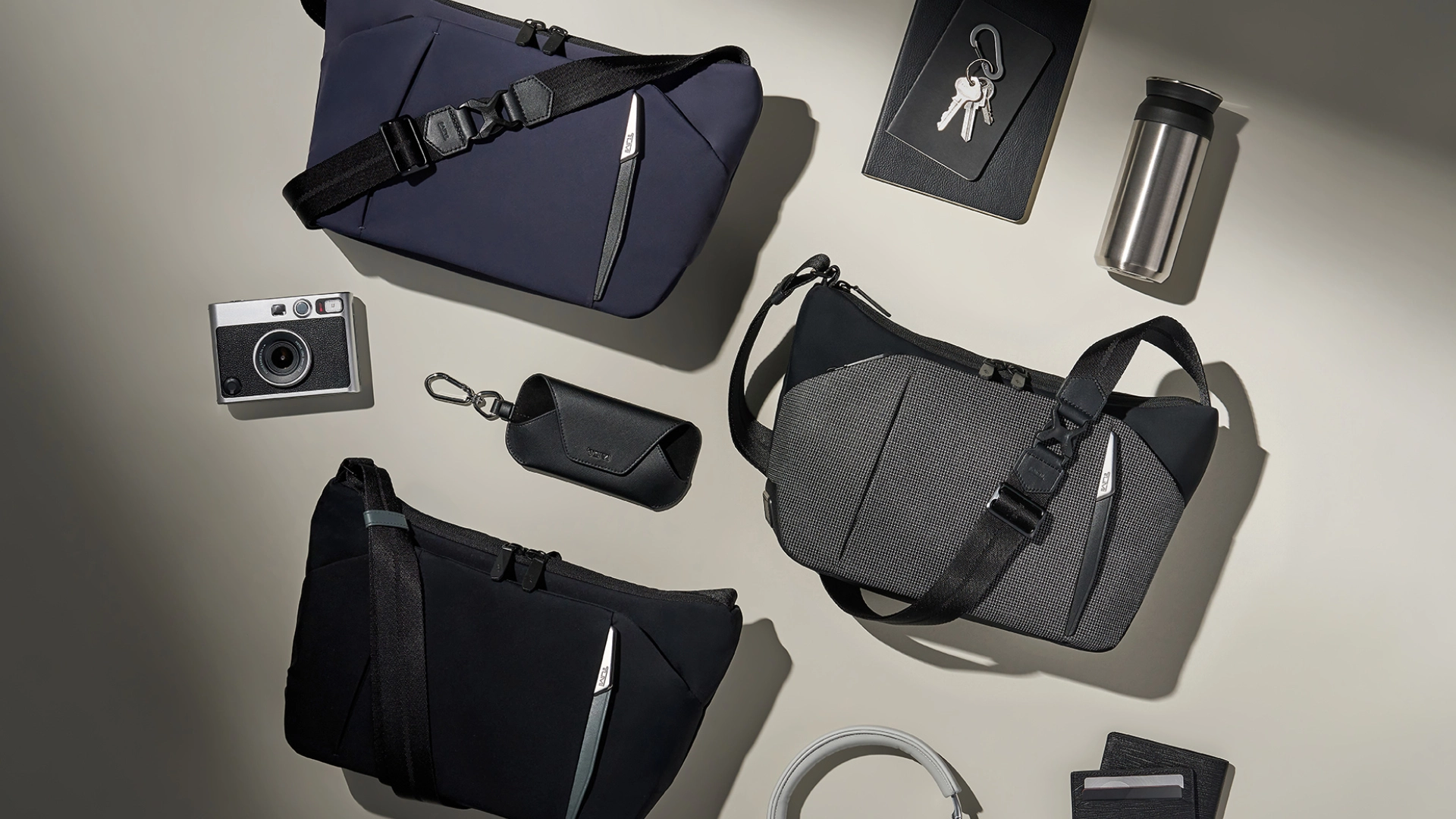The TUMI Axis collection makes its debut for Fall/Winter 2026, offering sleek designs for the young savvy traveler