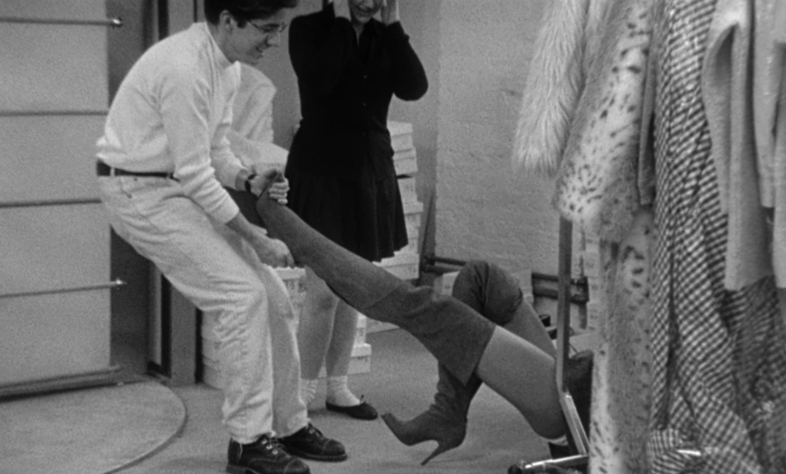 A scene from Unzipped (1995) 4K restoration Janus Films