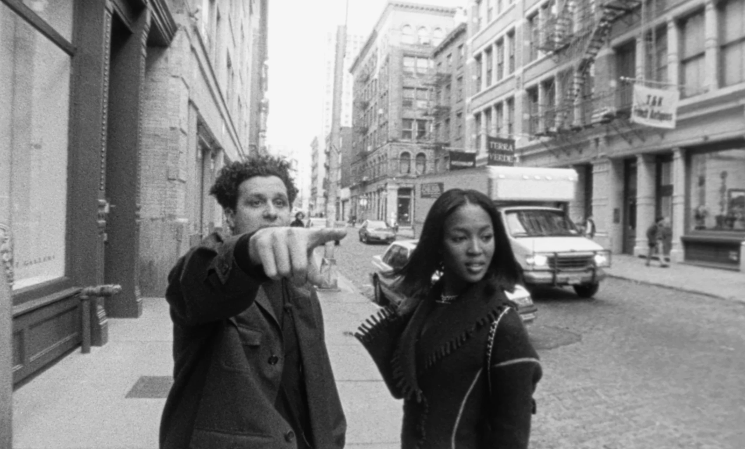Isaac Mizrahi and Naomi Campbell in New York Unzipped Film 4K restoration Janus Films