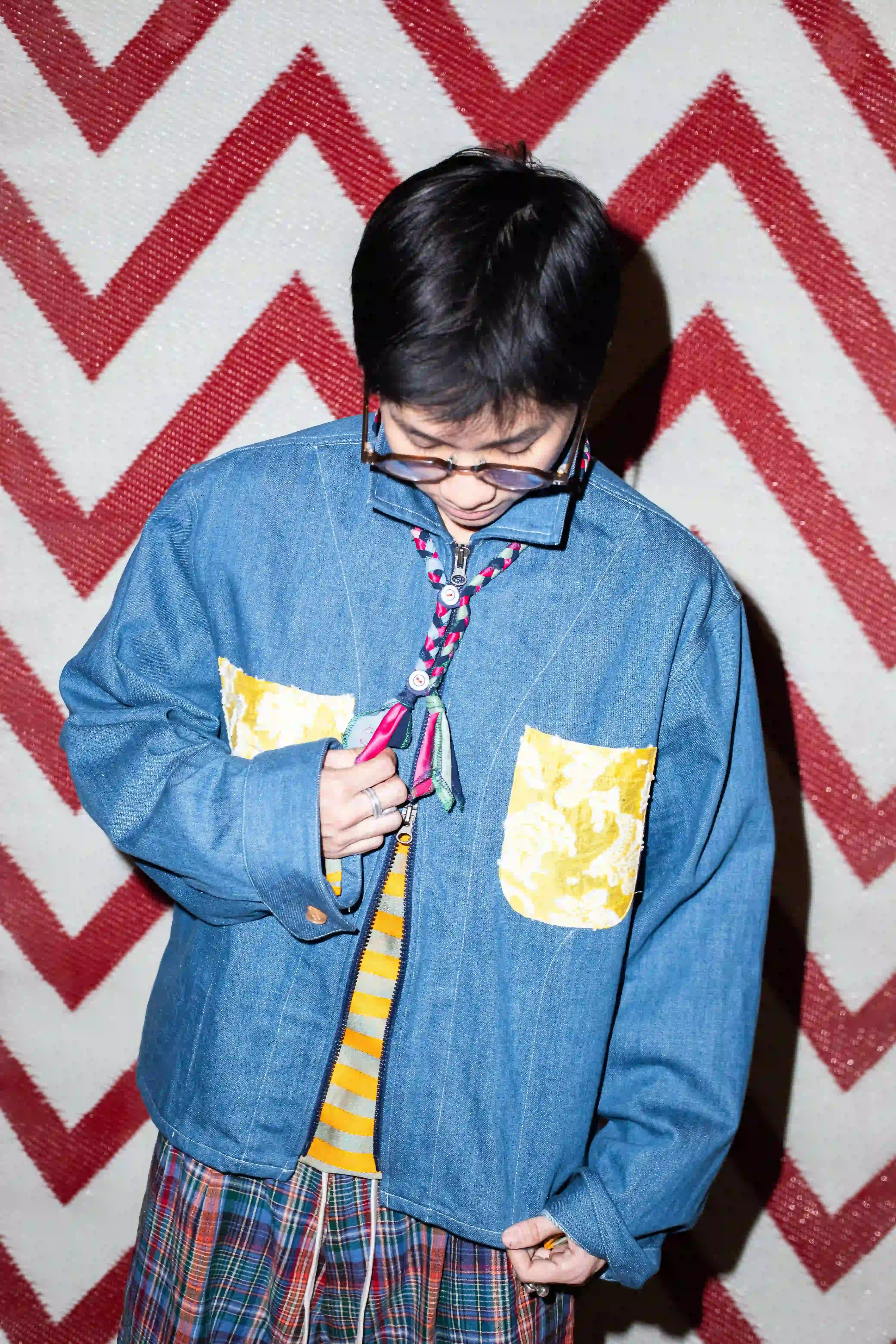 Andi wears pieces from ec's Purveyr fair collection