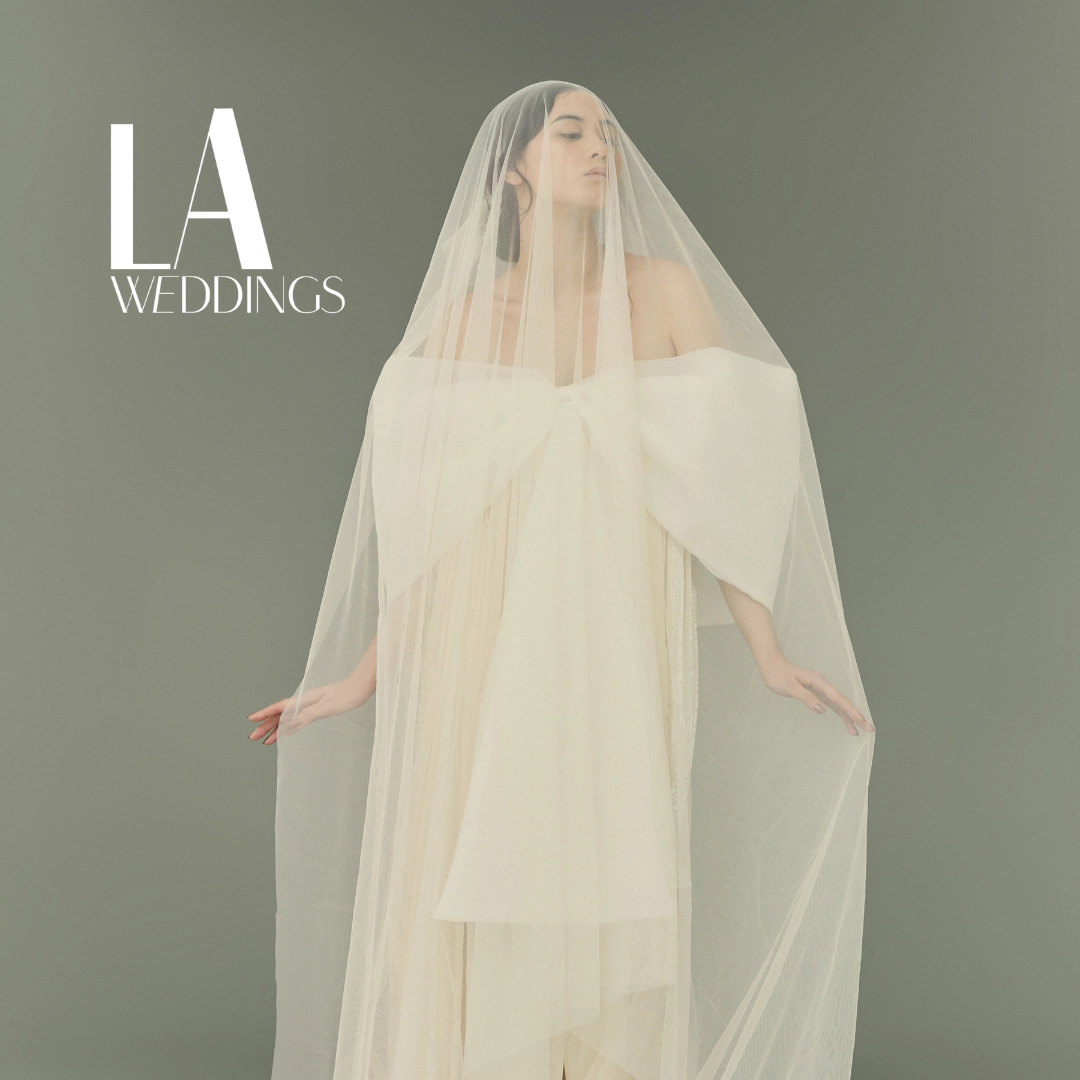 LA weddings bridal veils