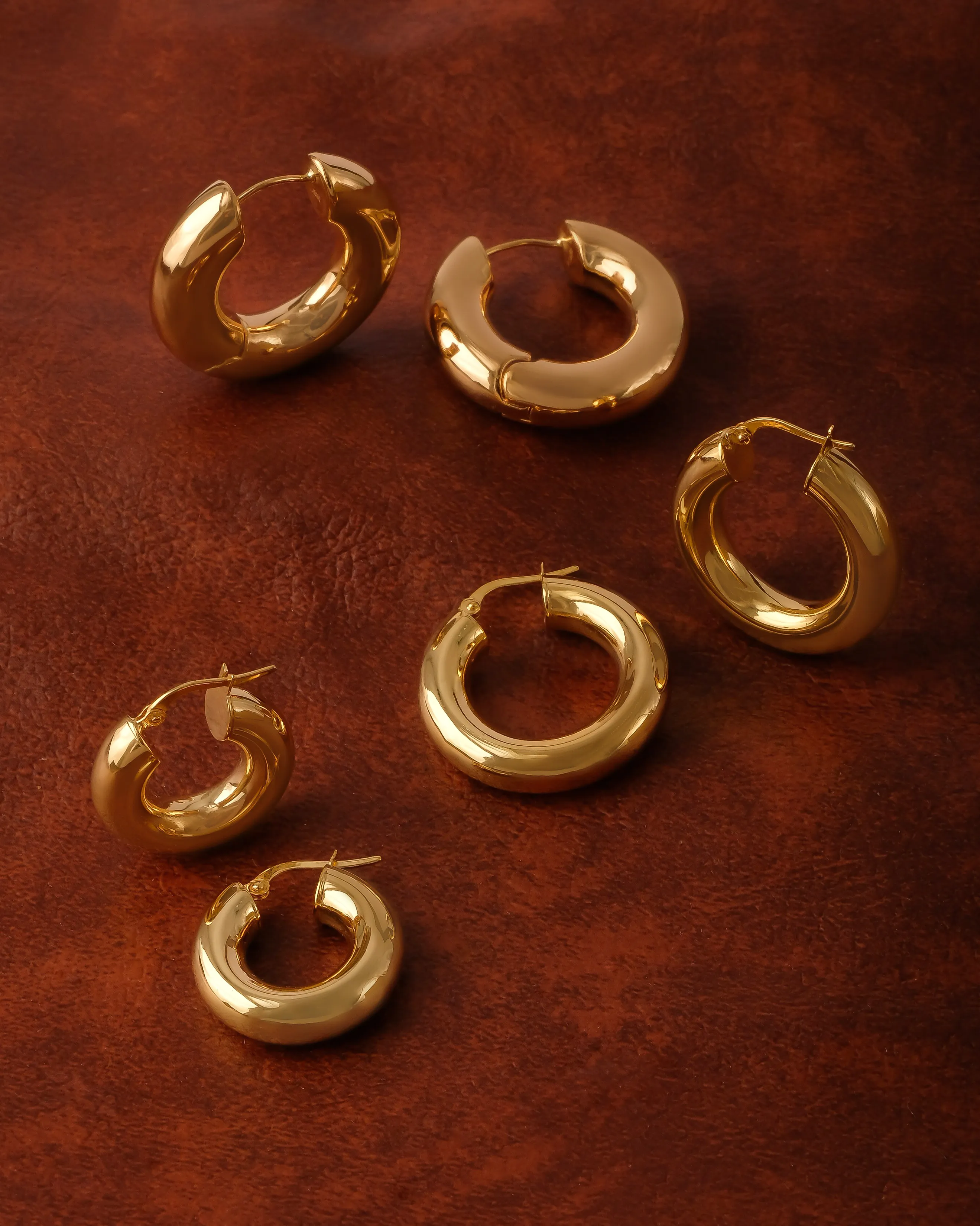 Oro Galleria Hoop Earrings