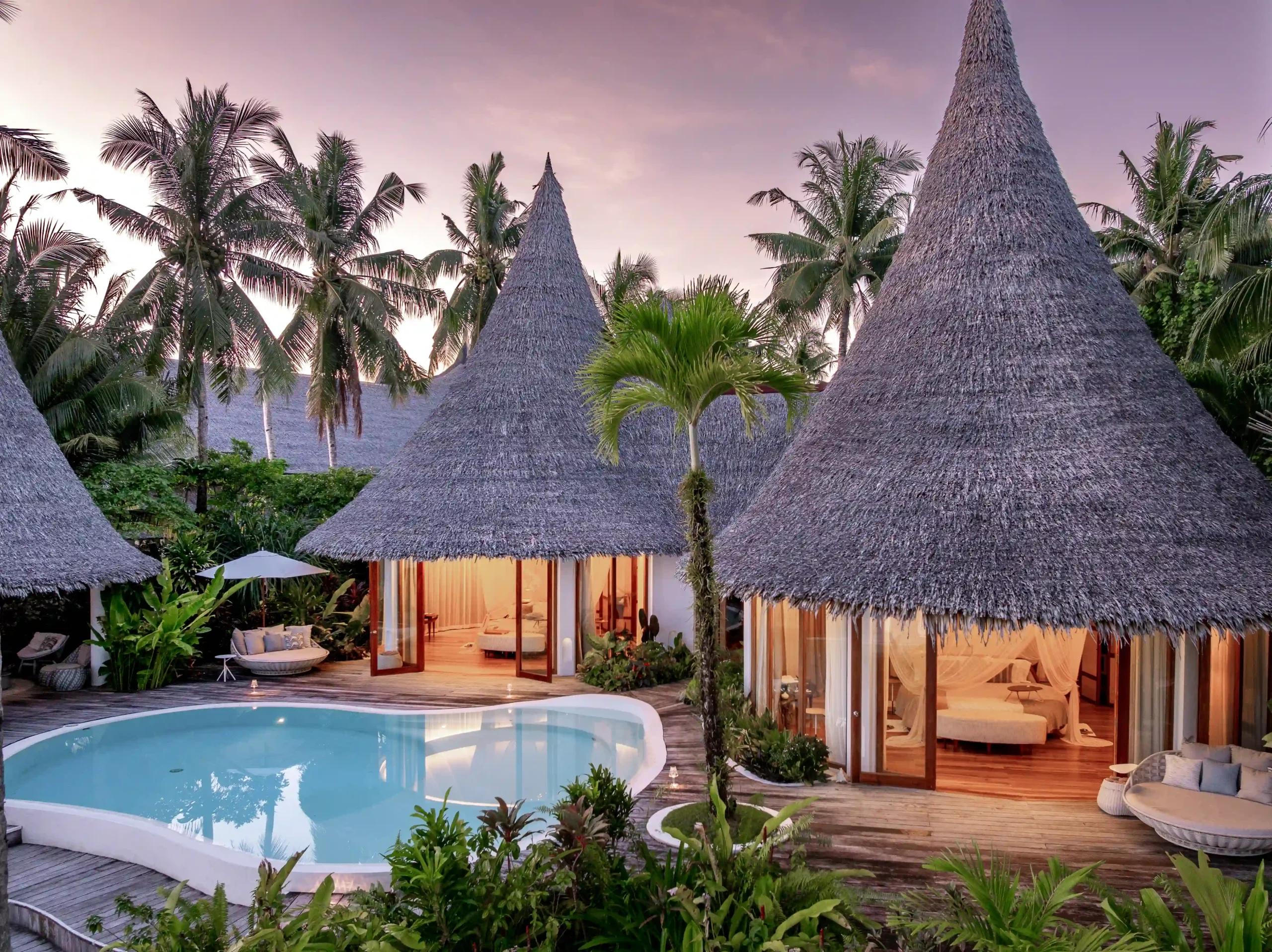 Perlah Villa sunset view/Photo courtesy of Nay Palad Hideaway Siargao