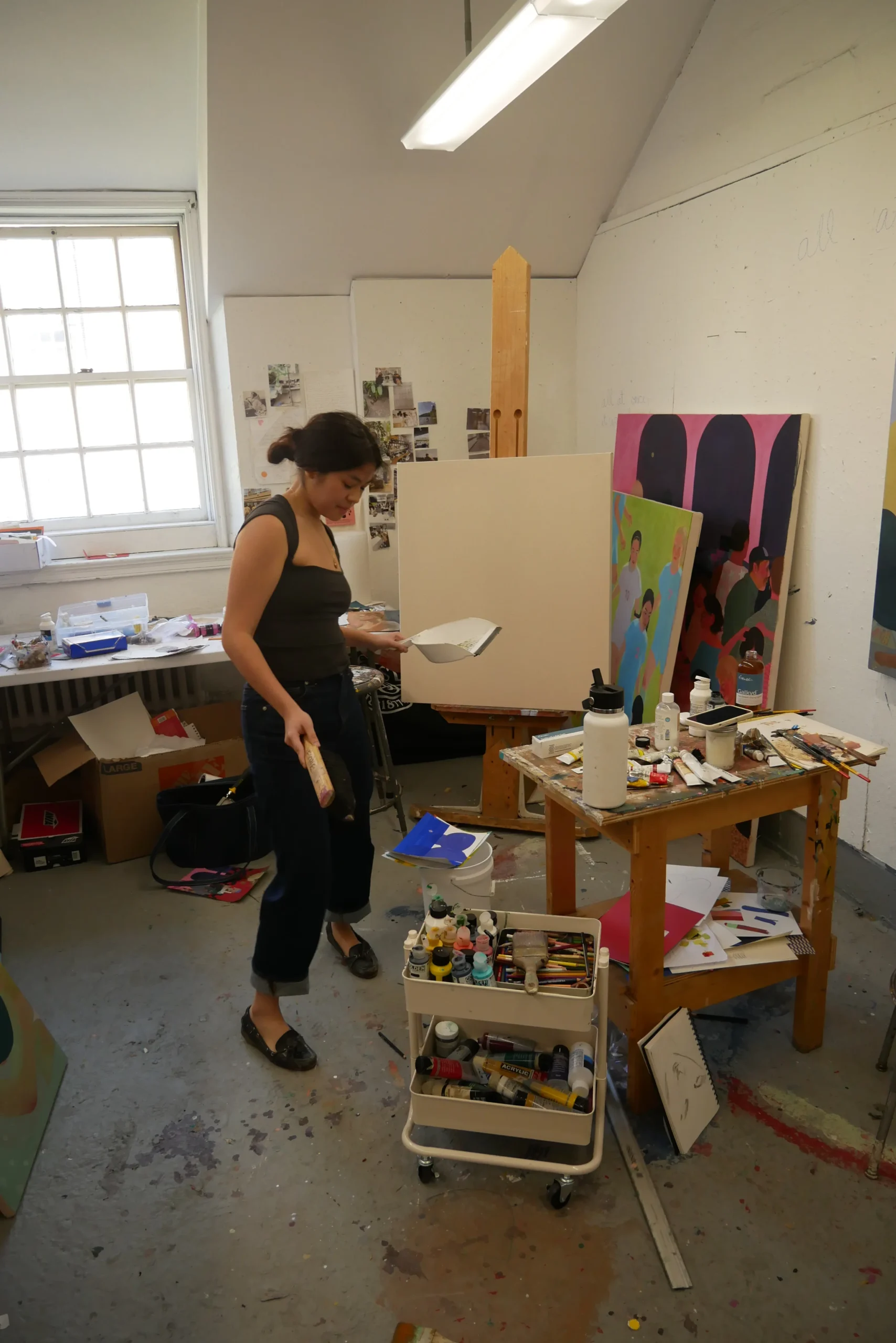 Raya had created the eight works exhibited at No Place within the last year of her senior thesis at Rhode Island School of Design