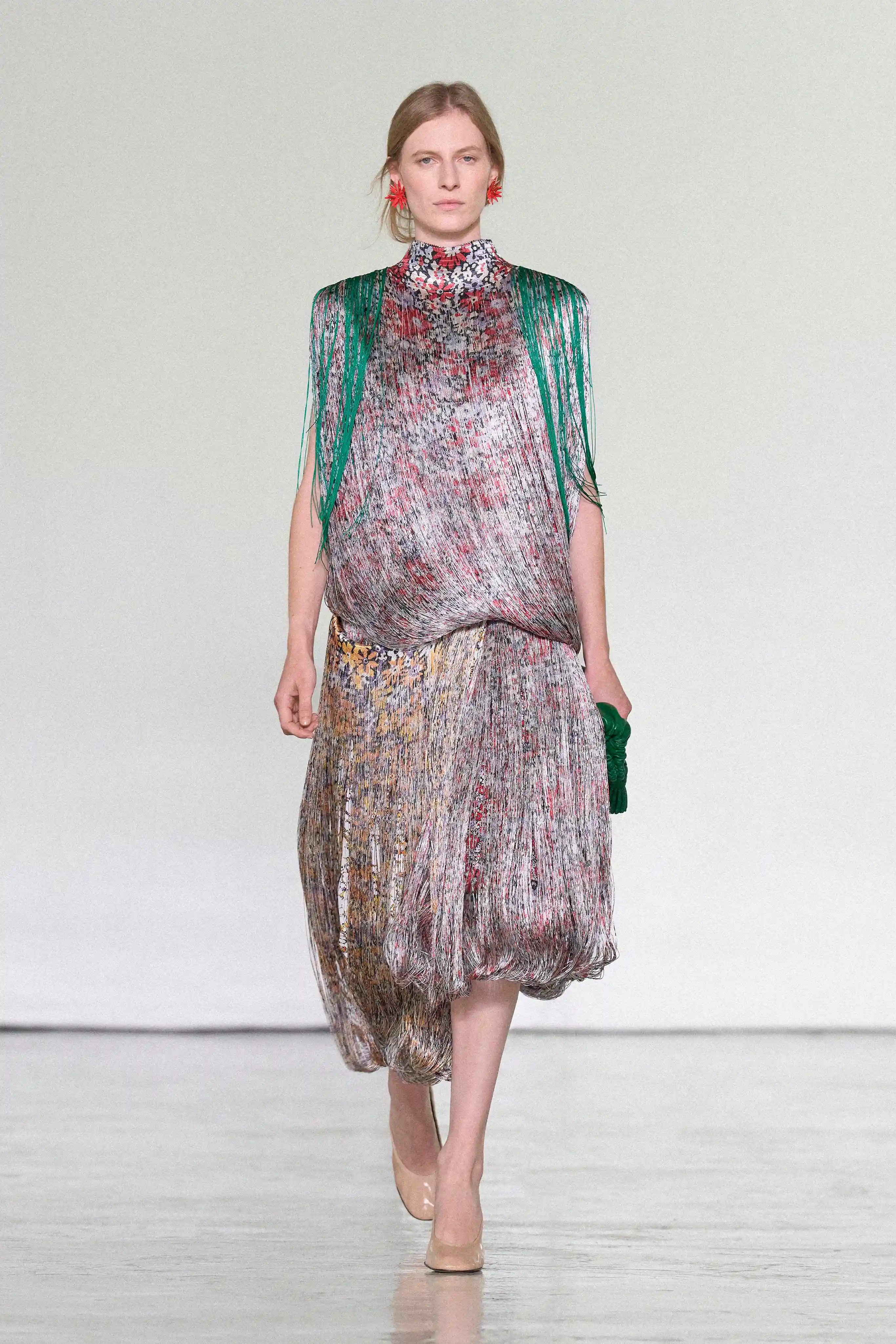 Florals and fringe on the on the Bottega Veneta Spring/Summer 2027 runway