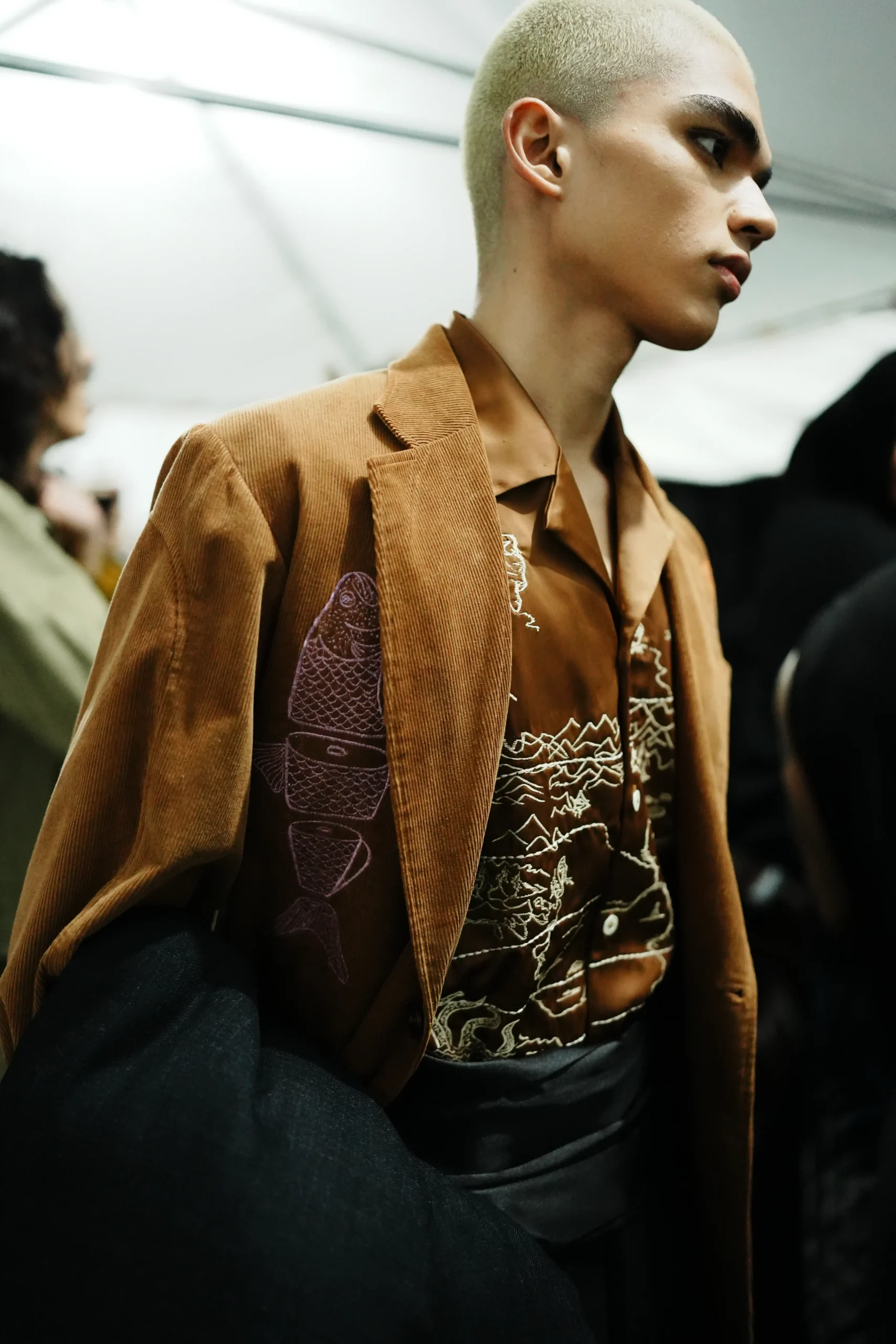 Backstage with Kelvin Morales' Celsius collection