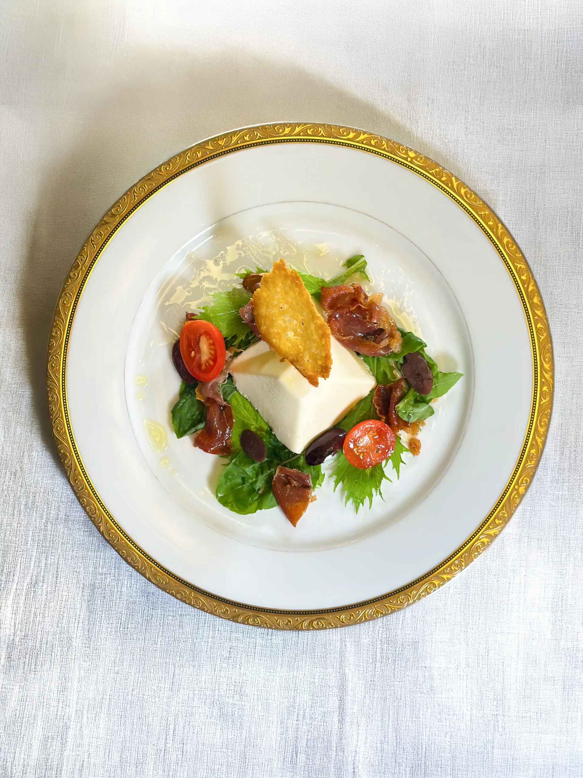 Parmesan Panna Cotta The Manila Hotel Champagne Room New Dishes À La Carte Menu