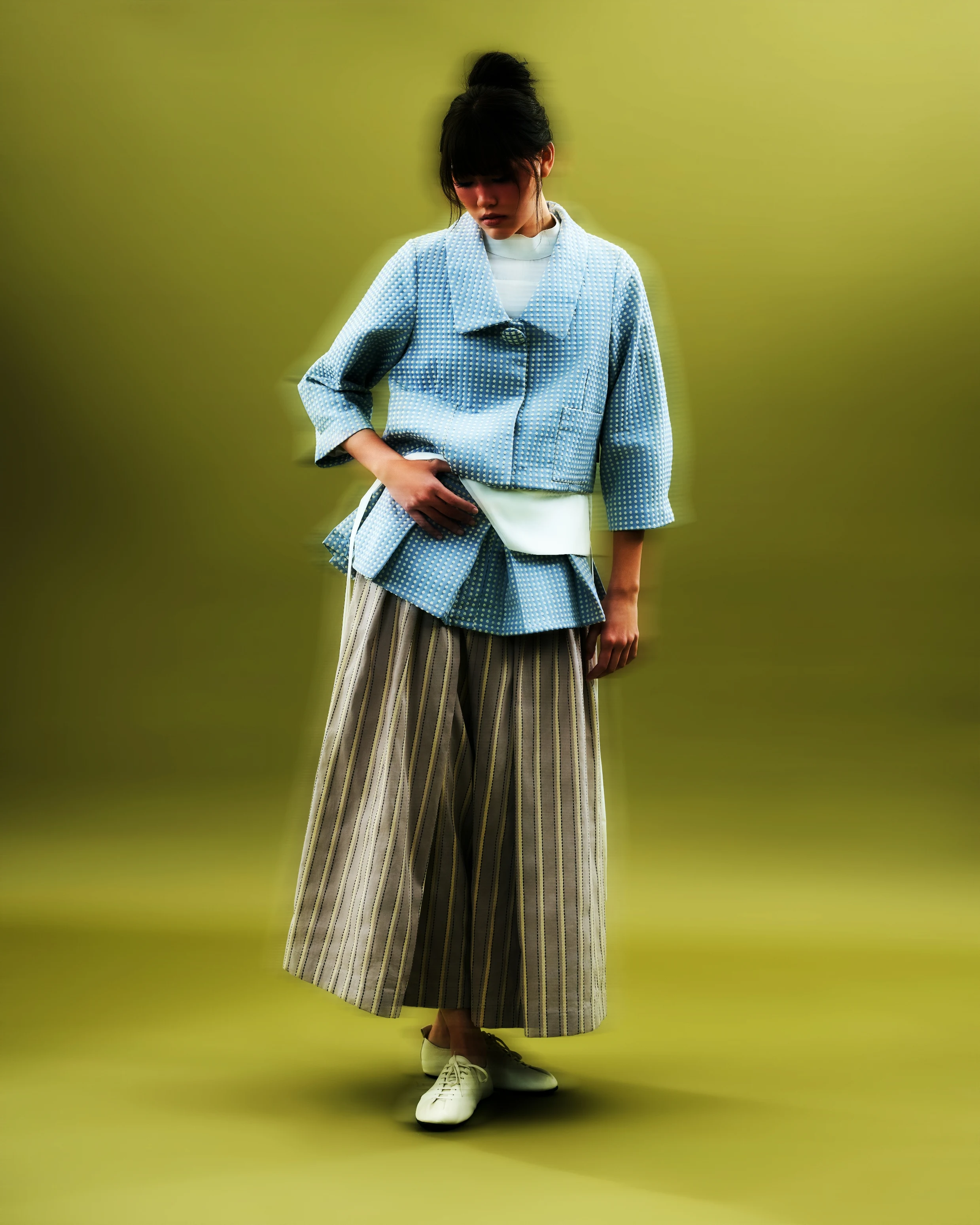 RAJO Holiday 2026 blue jacket and striped trousers