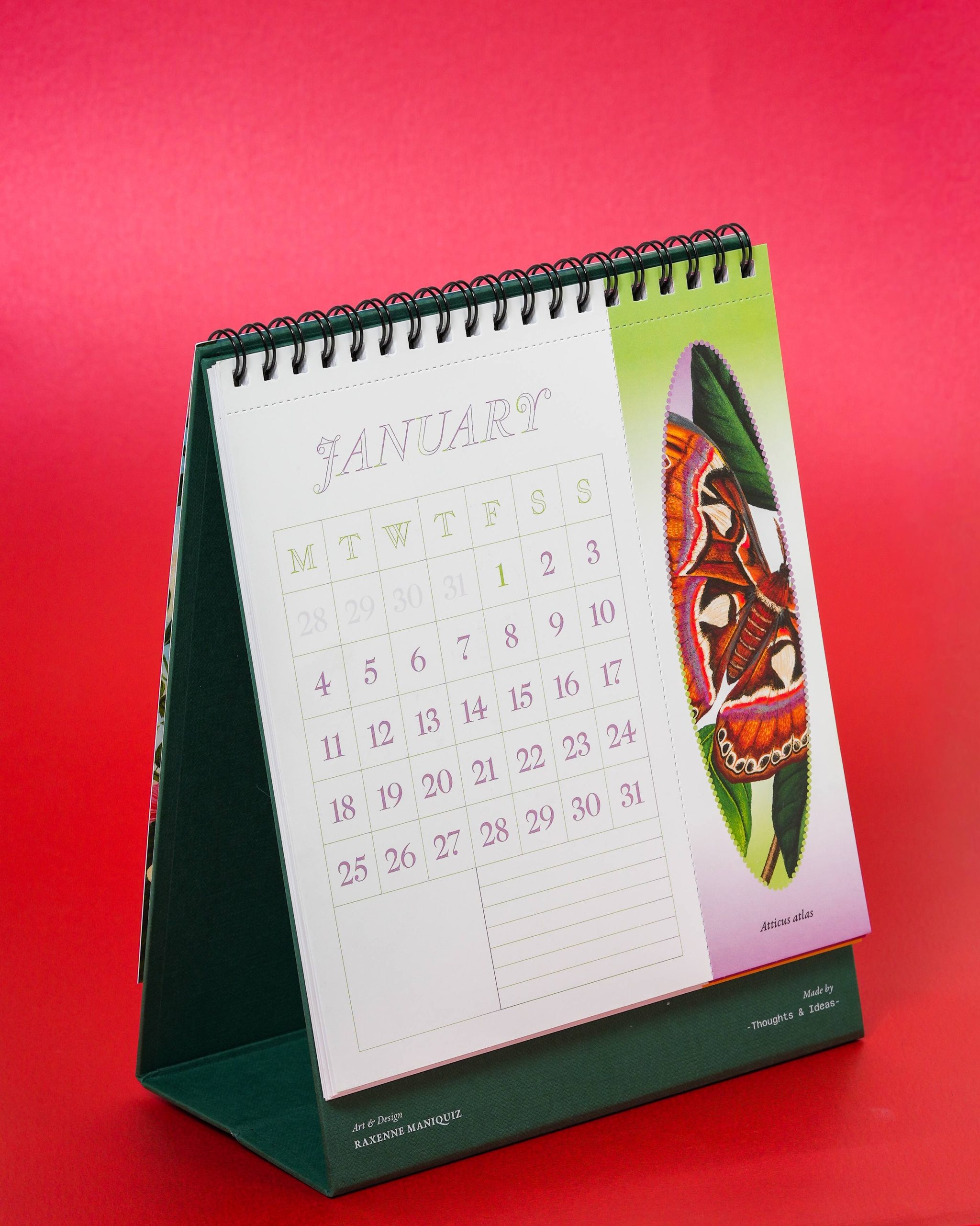 Hardin by Raxenne Maniquiz x Thoughts & Ideas Desk Calendar