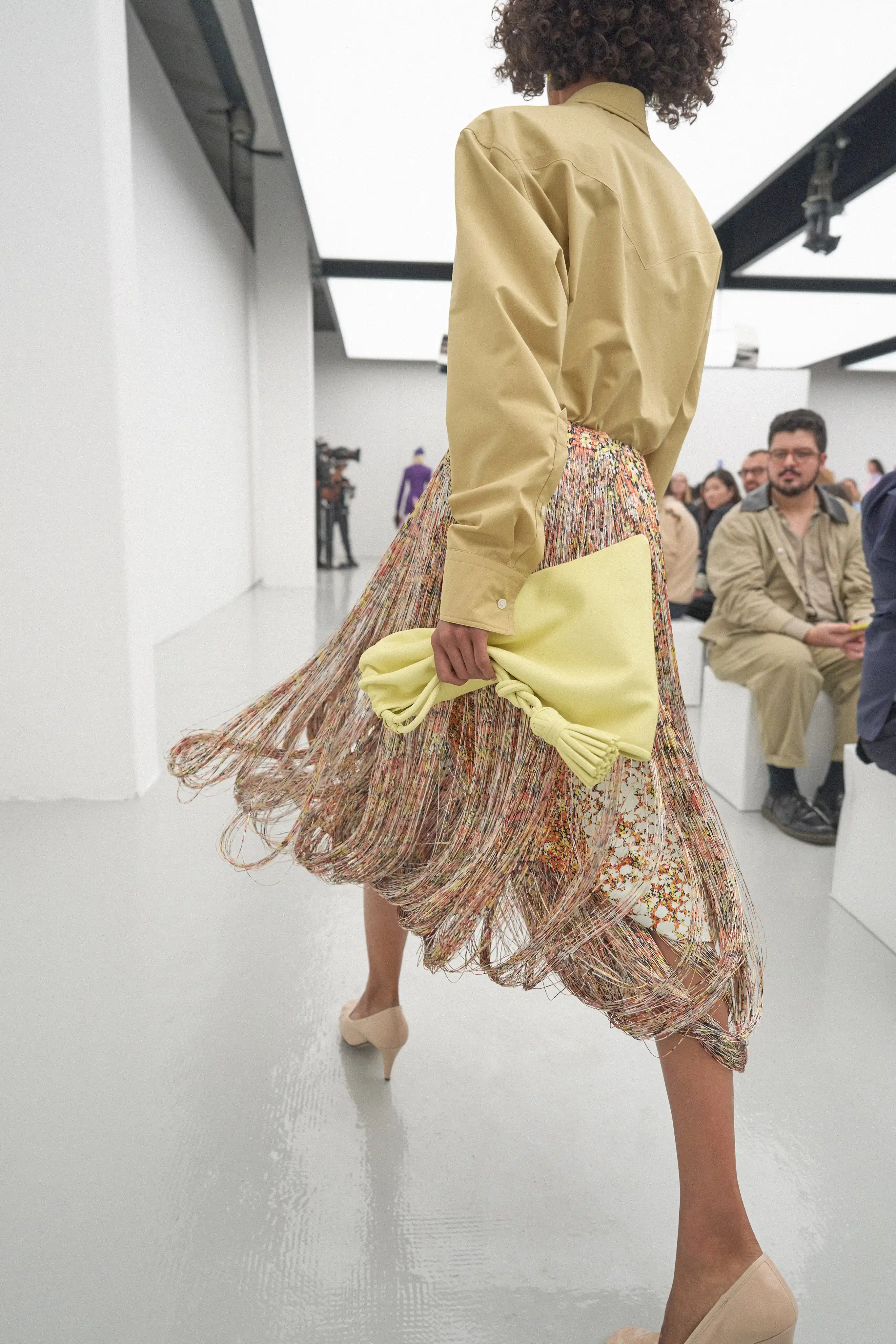 Florals and fringe on the on the Bottega Veneta Spring/Summer 2027 runway