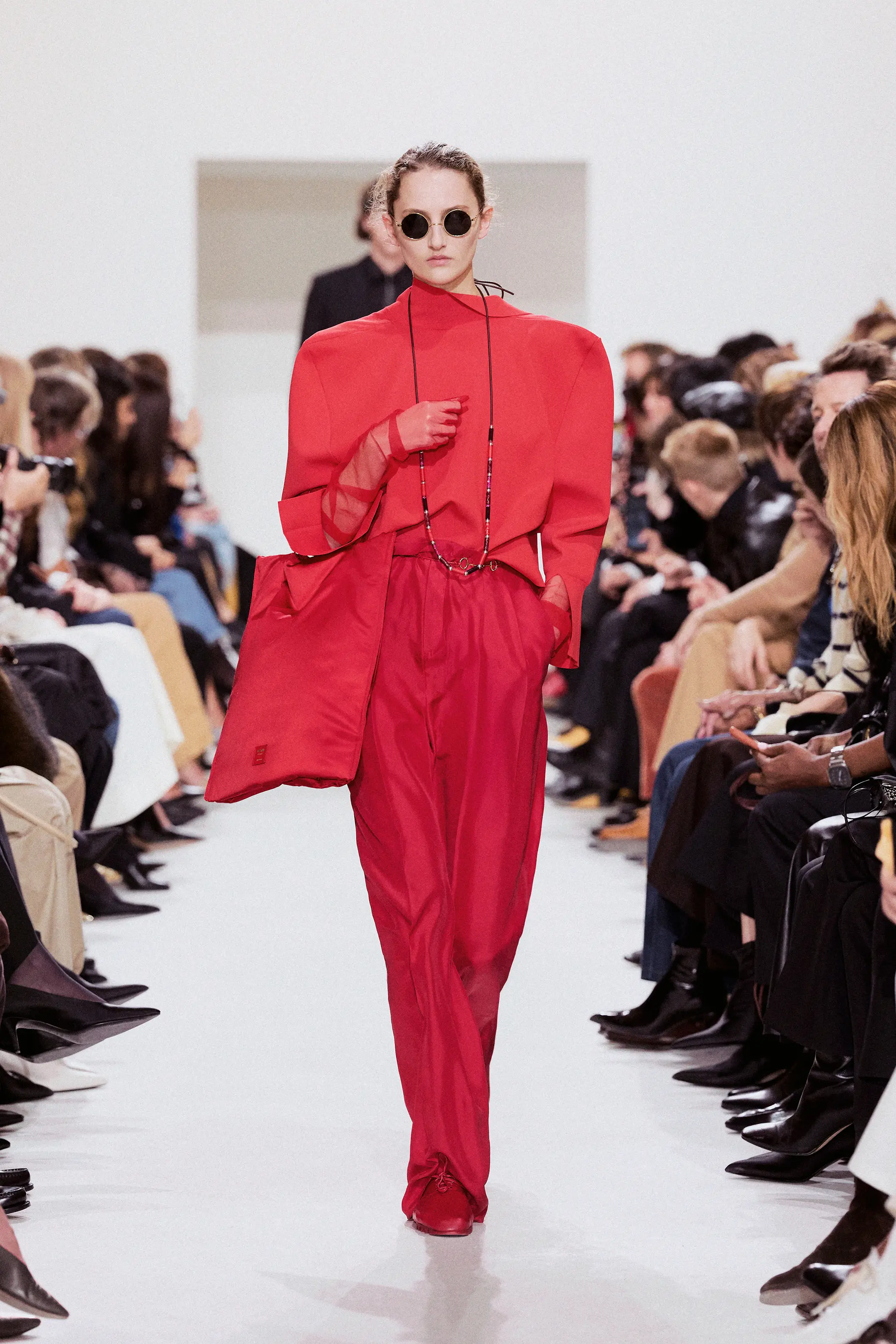 A look from the Celine Spring/Summer 2027 collection Michael Rider