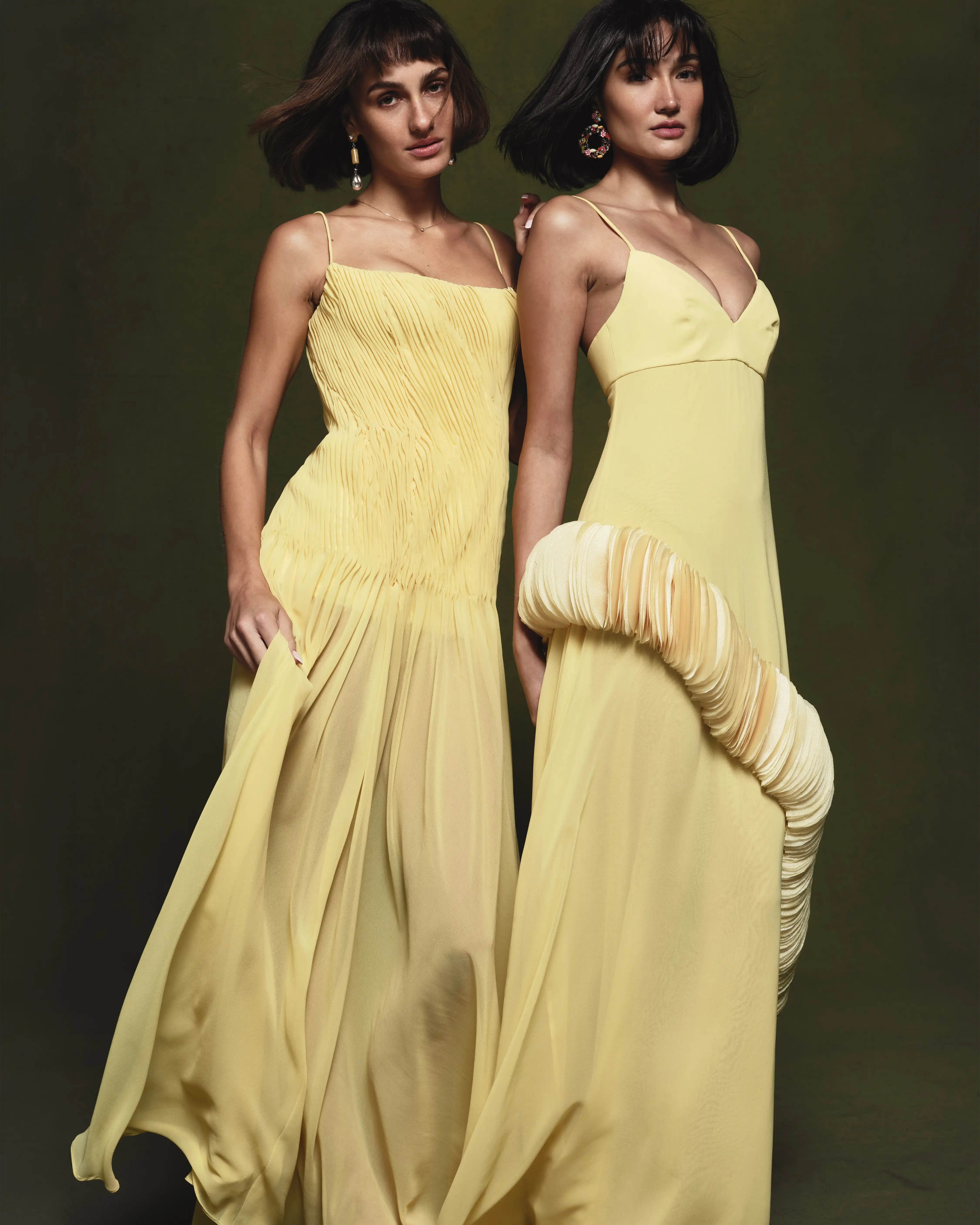 yellow dresses
