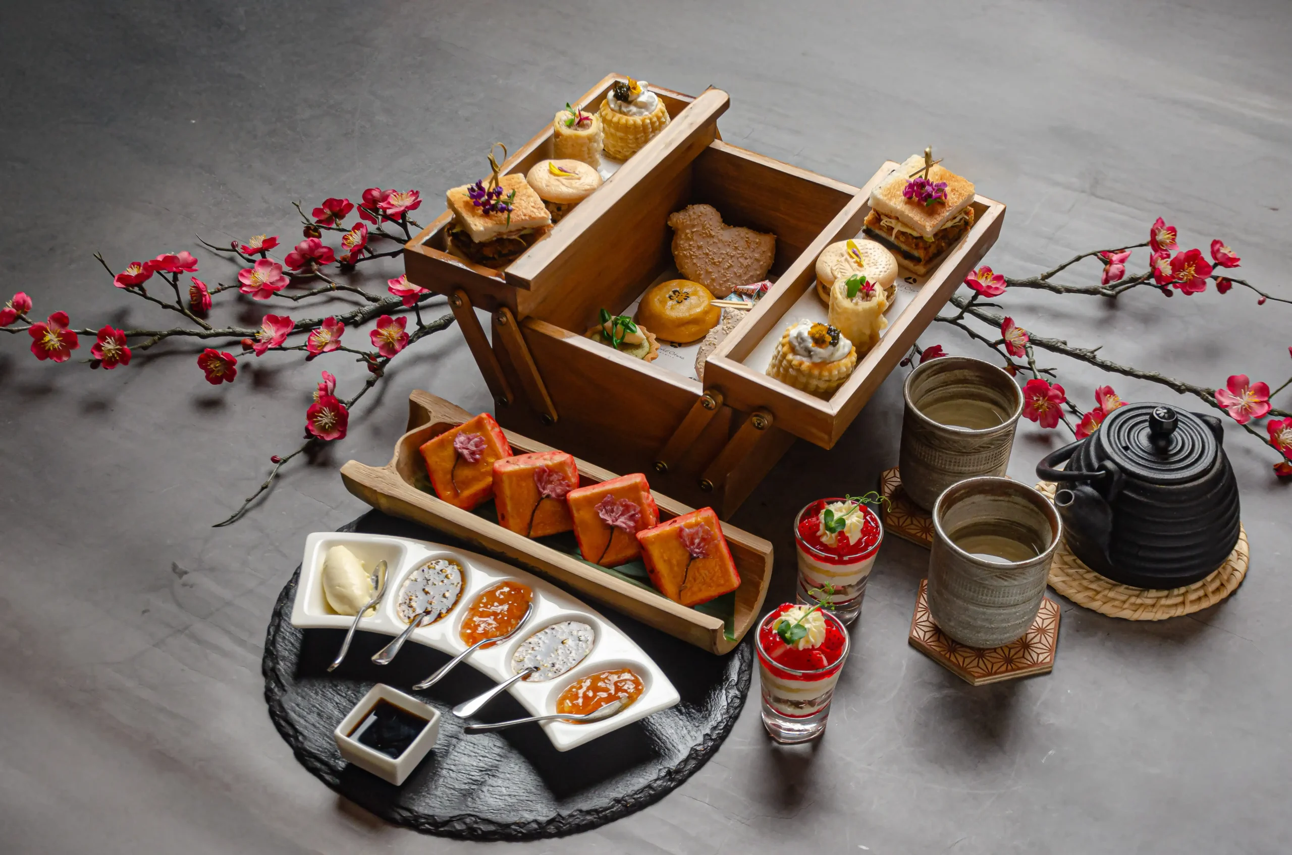 Seasonal afternoon tea at Yawaragi